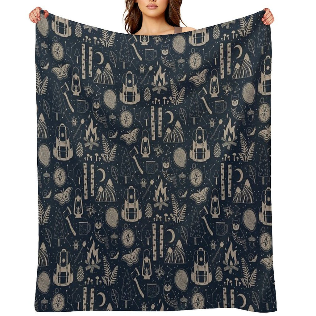 Into The Woods Shrink-resistant Throw Blanket