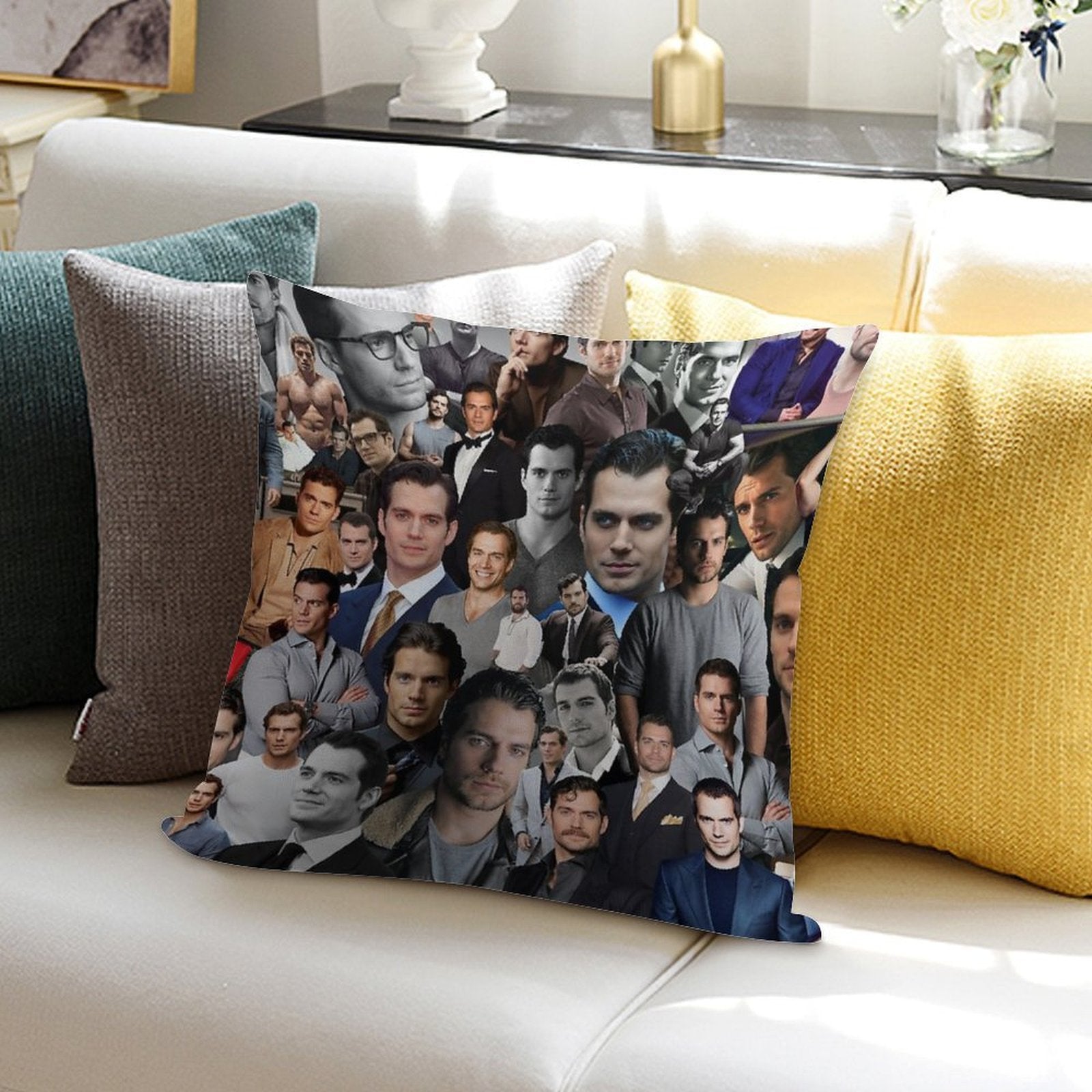 Henry Cavill Soft Anti-Pilling Throw Pillow