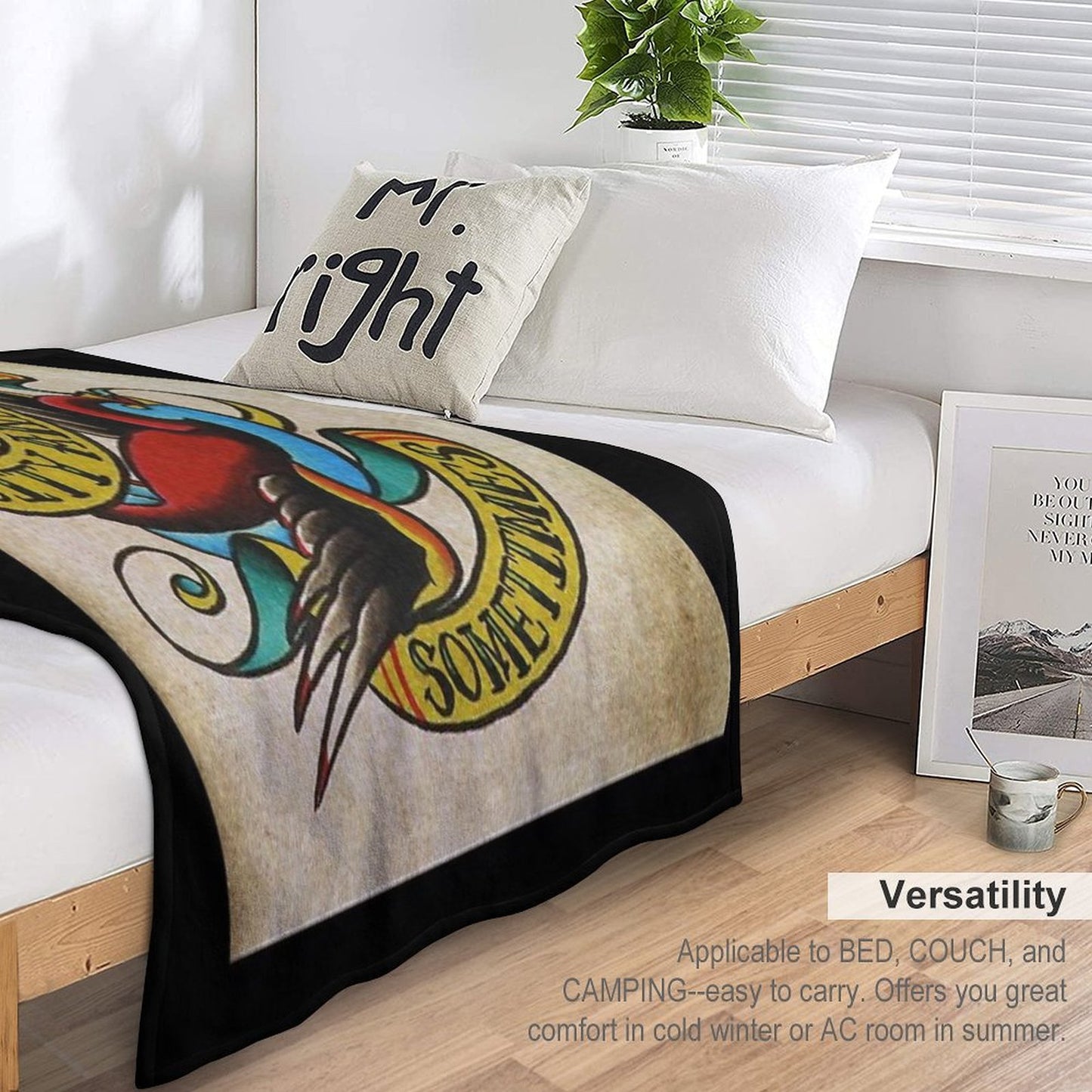 City And Colour Sometimes Machine-washable Throw Blanket