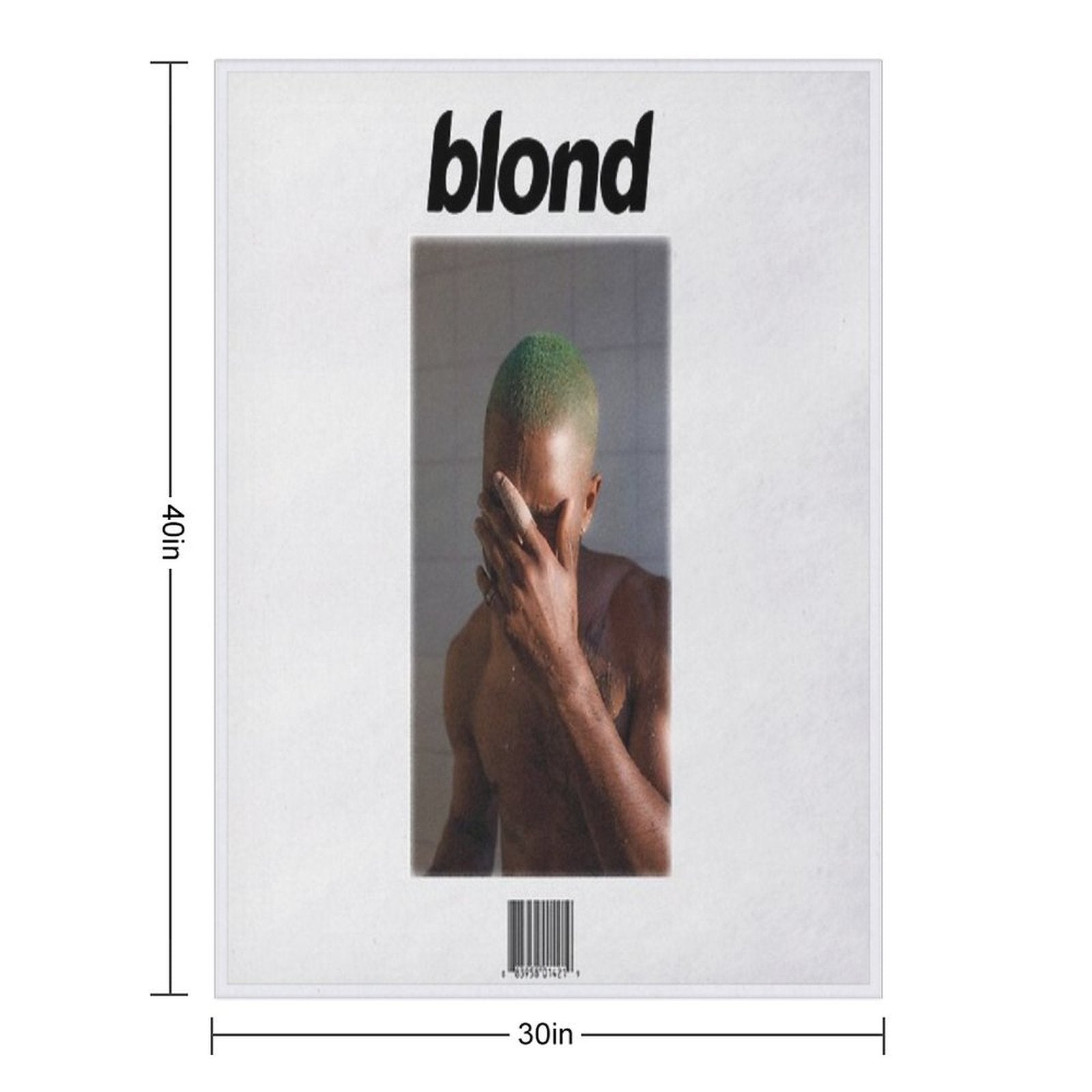 Blond Frank Ocean Album Grainy Vintage Retro Premium Throw Blanket
