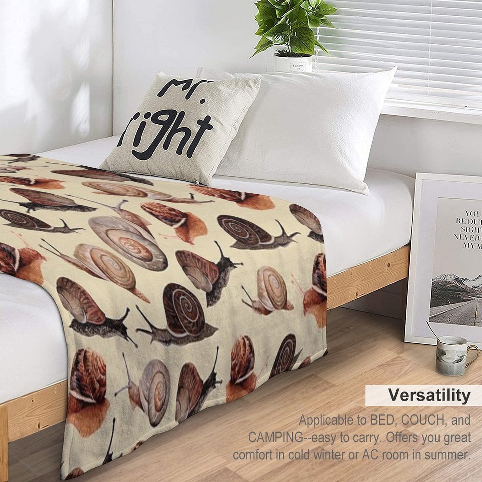A Slew of Snails Premium Throw Blanket