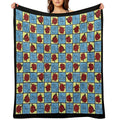 9 of Swords Tarot Blanket by Tarotista Multi-functional Throw Blanket