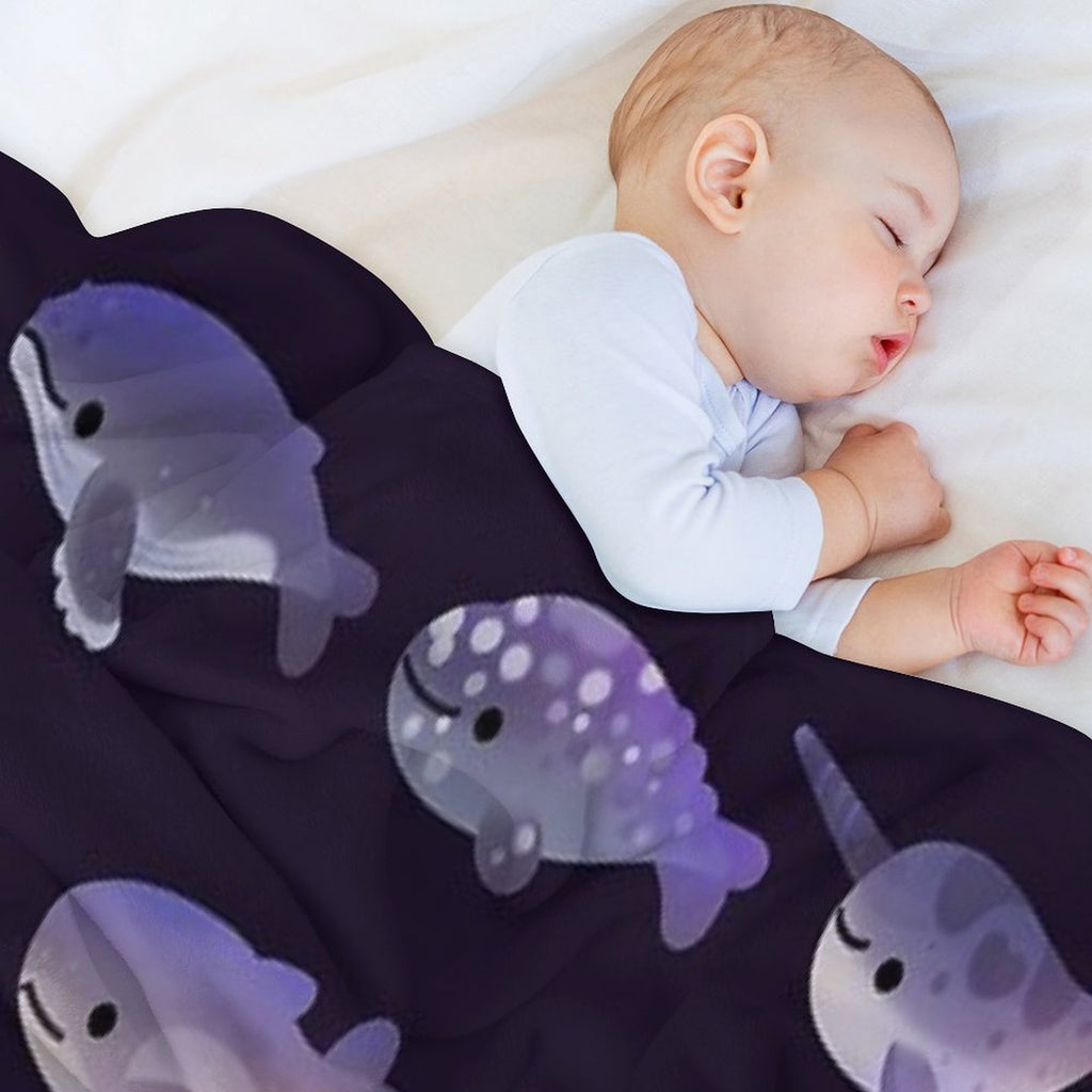 Whale Day Multi-functional Throw Blanket
