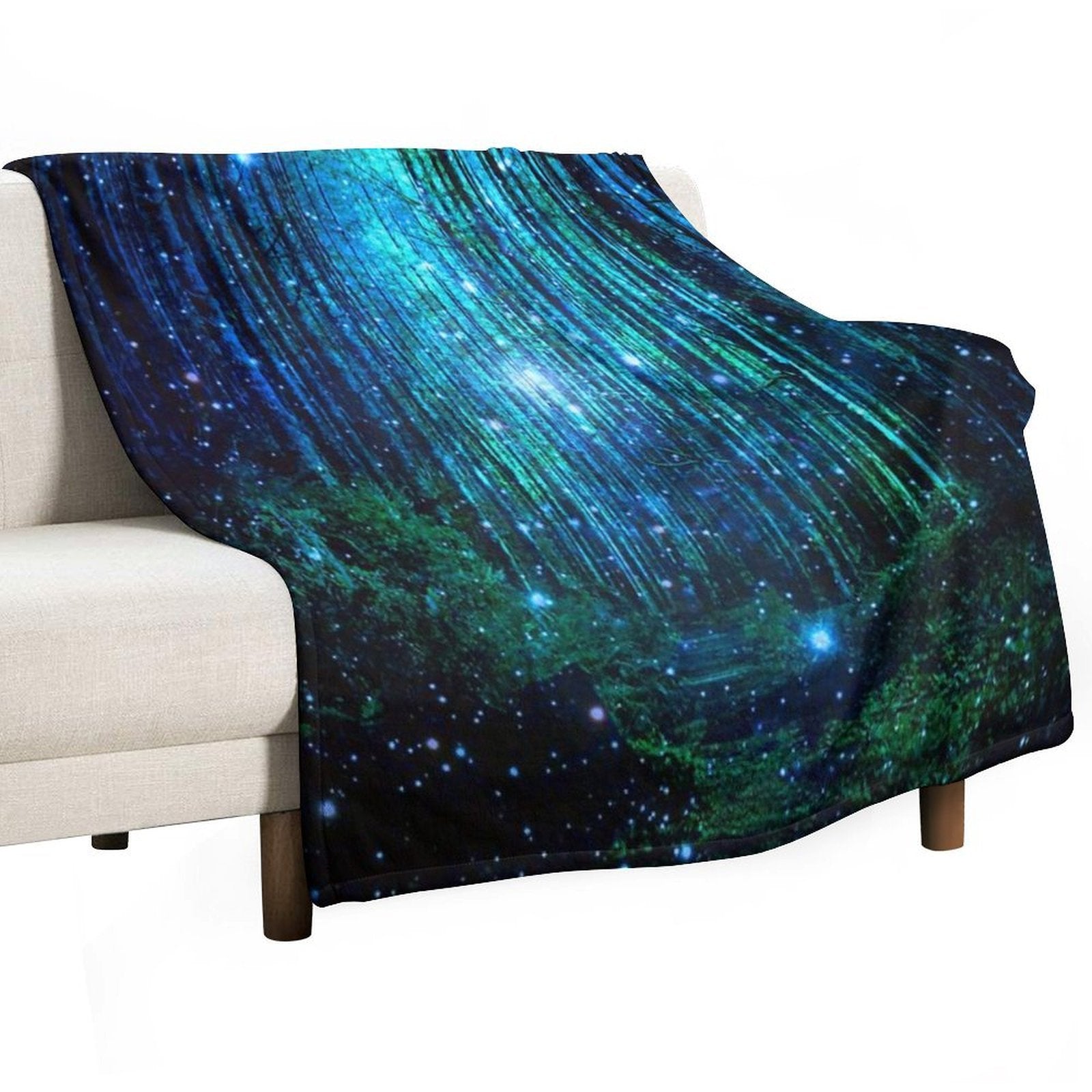 In The Magical Forest All-season Throw Blanket