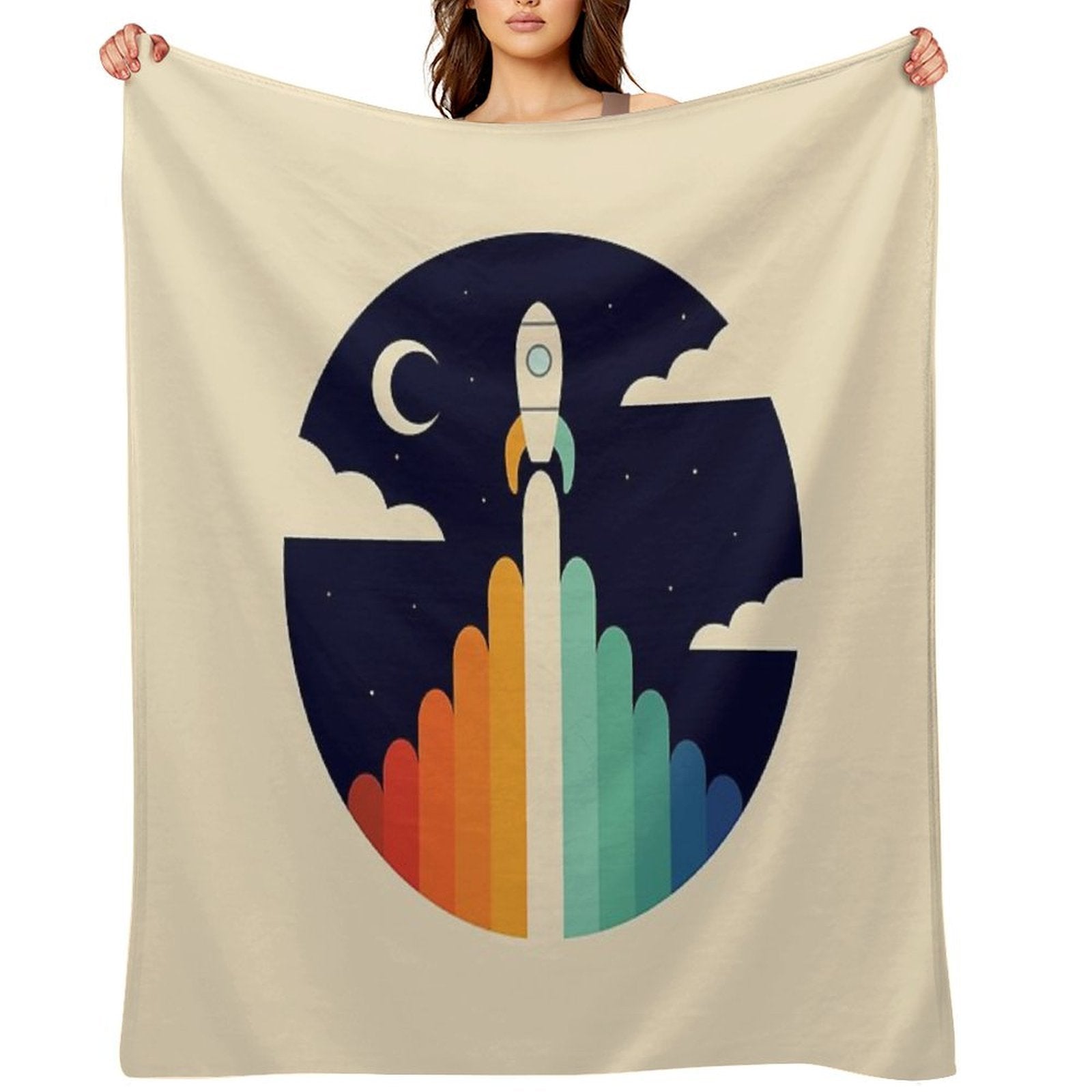 Up Sustainable Throw Blanket
