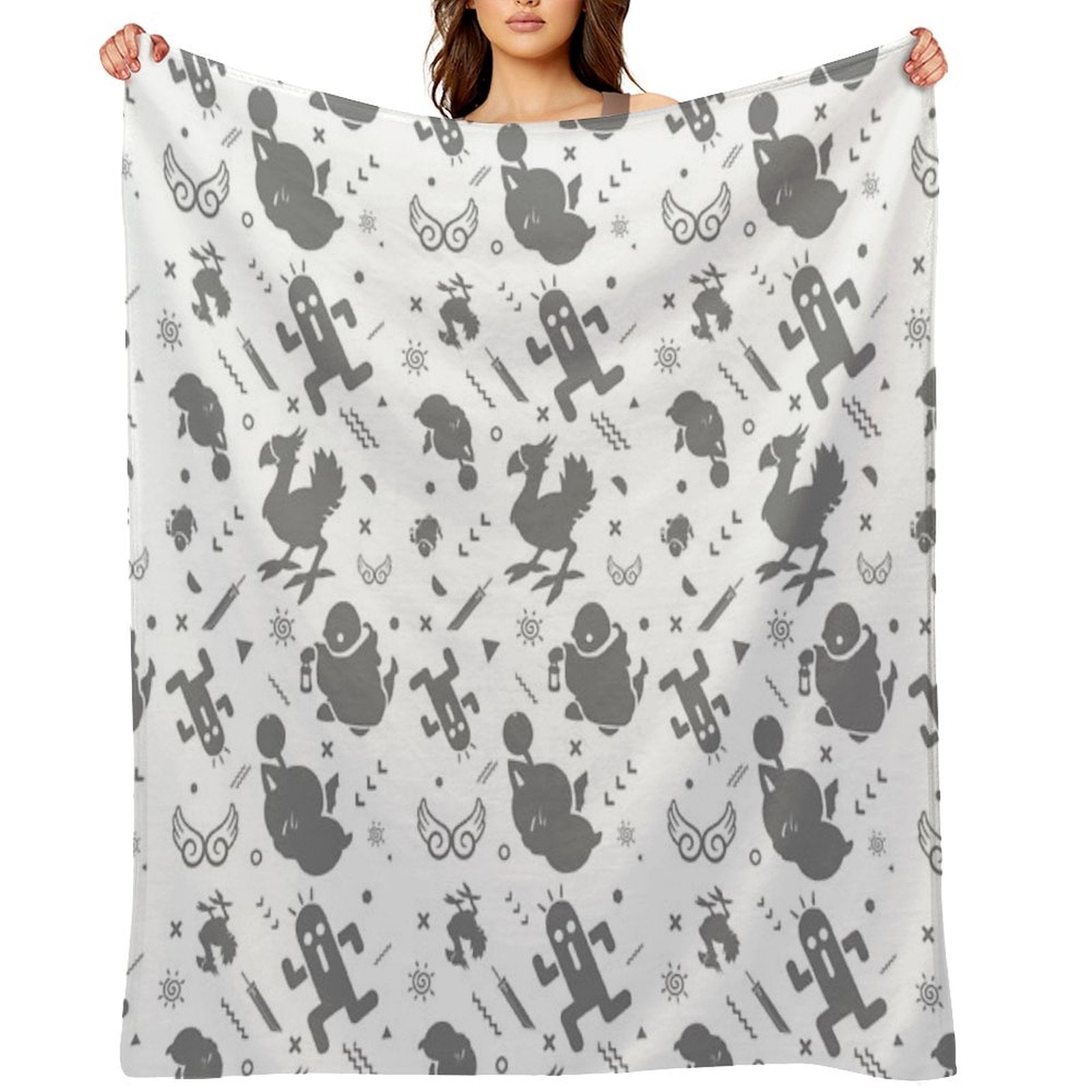 Final Fantasy Medley Multi-functional Throw Blanket