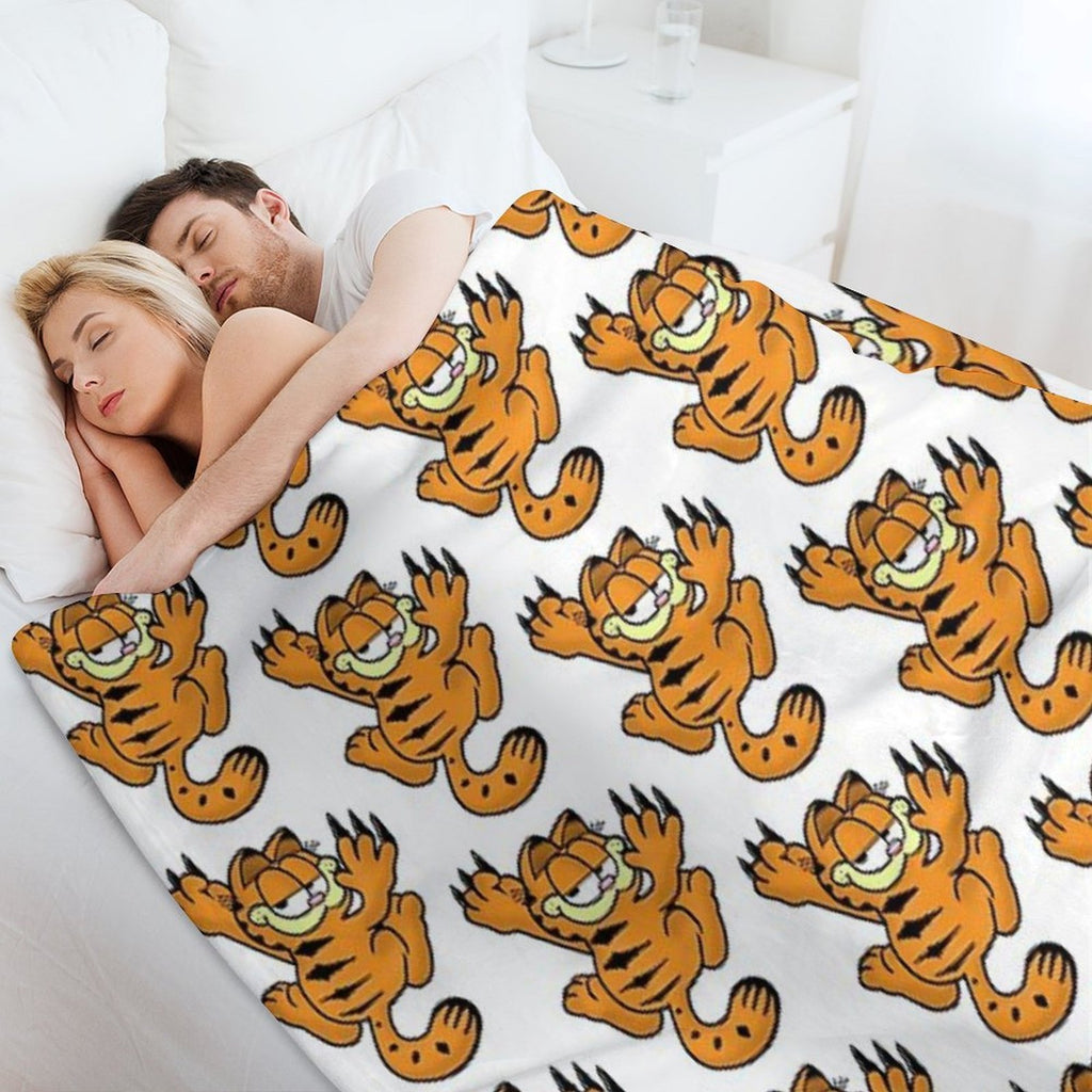 Cute Garfield Compact Throw Blanket