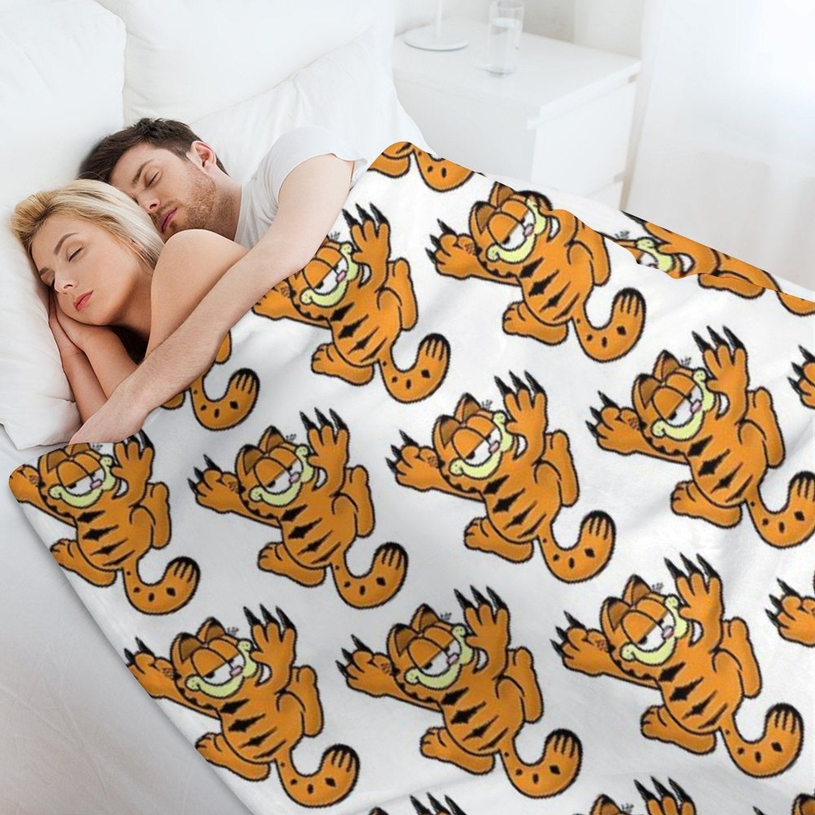 Cute Garfield Compact Throw Blanket
