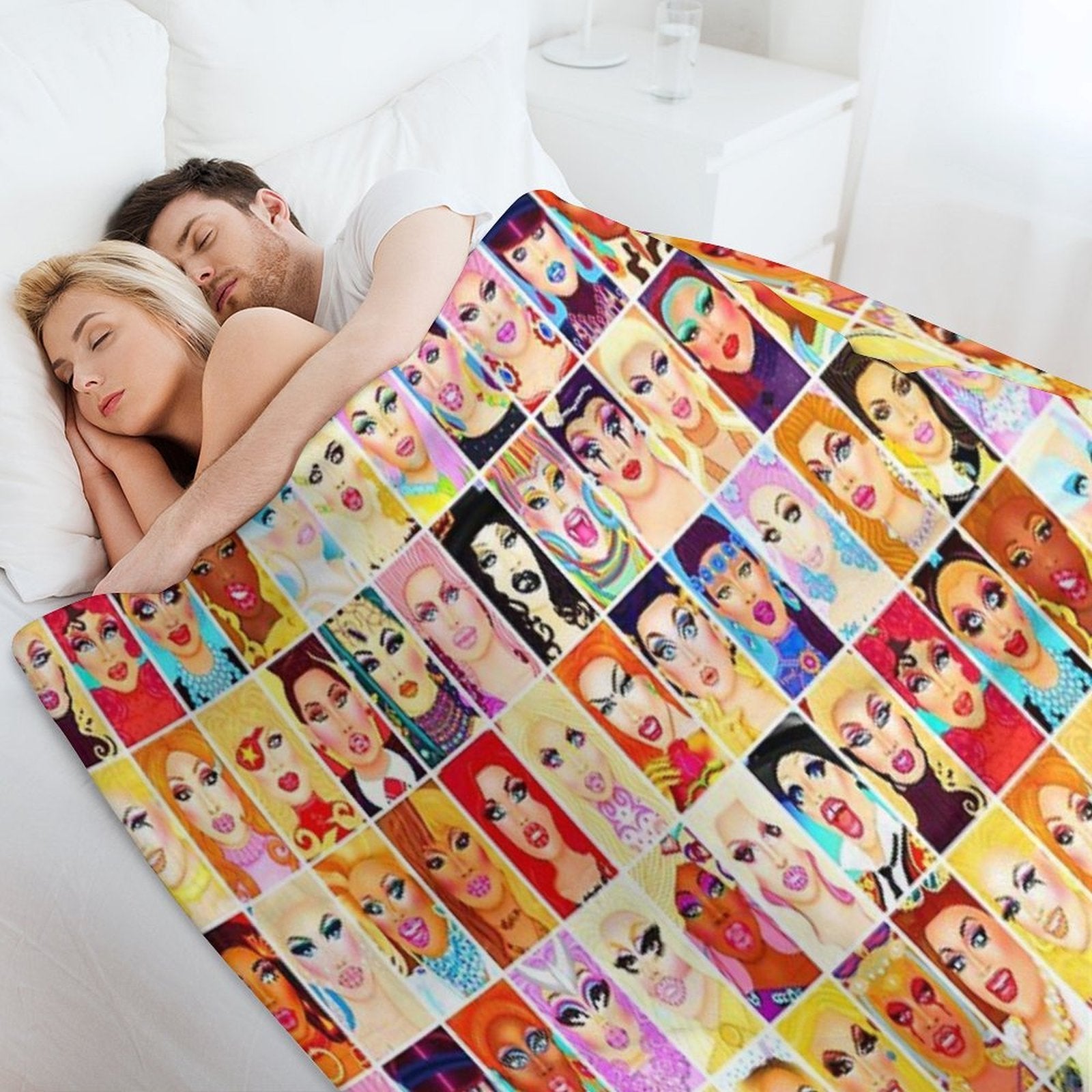 DRAG QUEEN ROYALTY Eco-conscious Throw Blanket