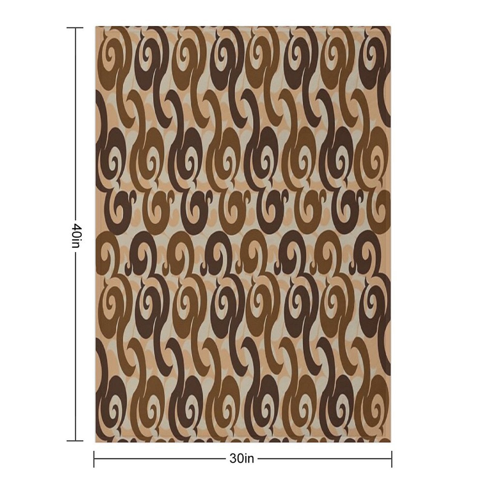 Abstract Decorative Cute Ethnic Design6 Multi-functional Throw Blanket