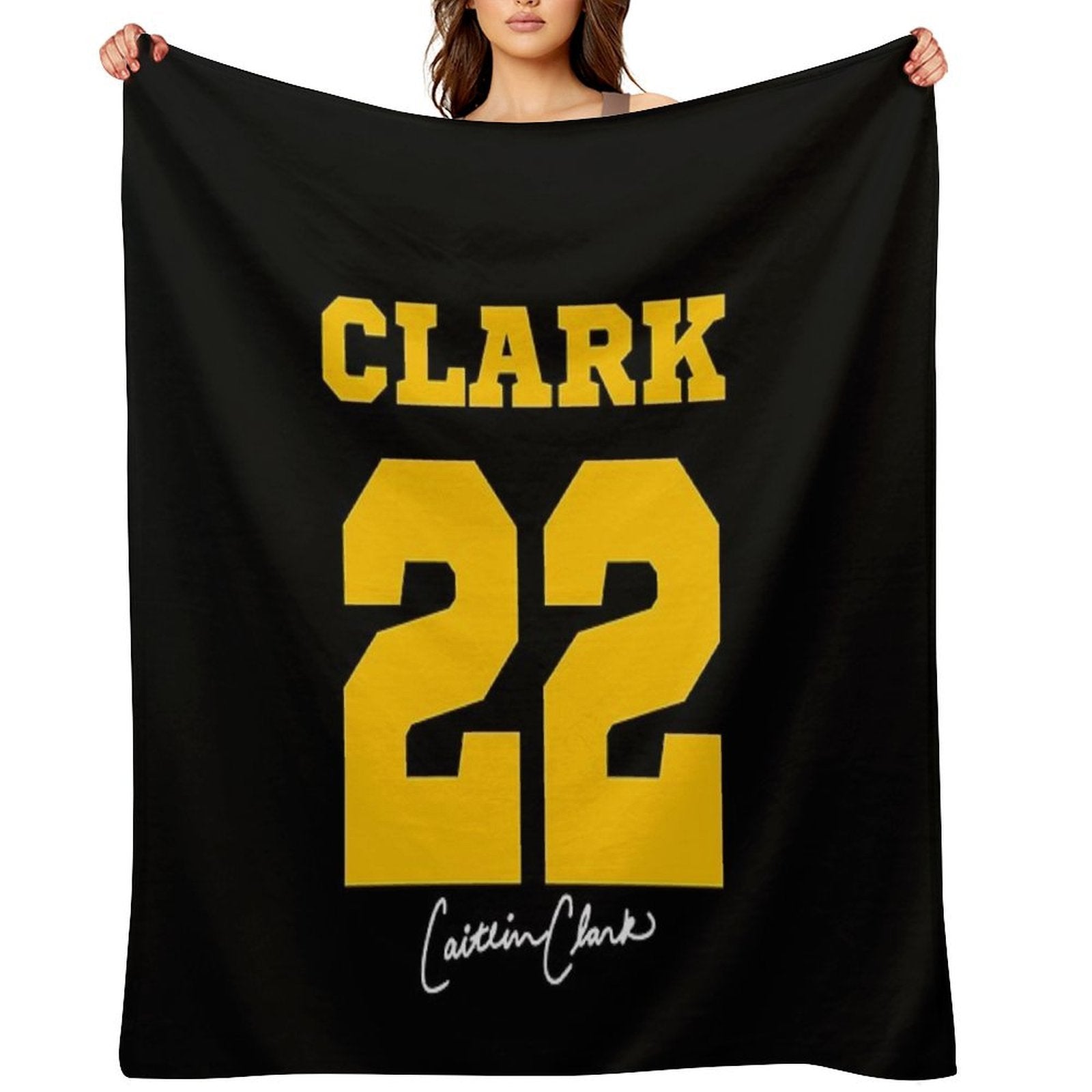 Caitlin Clark Easy Care Throw Blanket