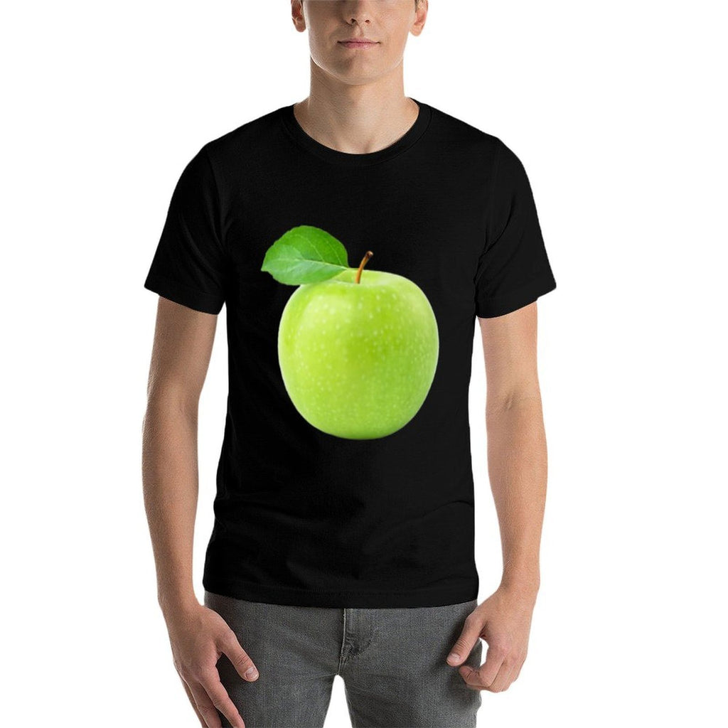 Apple Brat Green Meme Trend Gen Z  Heathered Texture T-Shirt