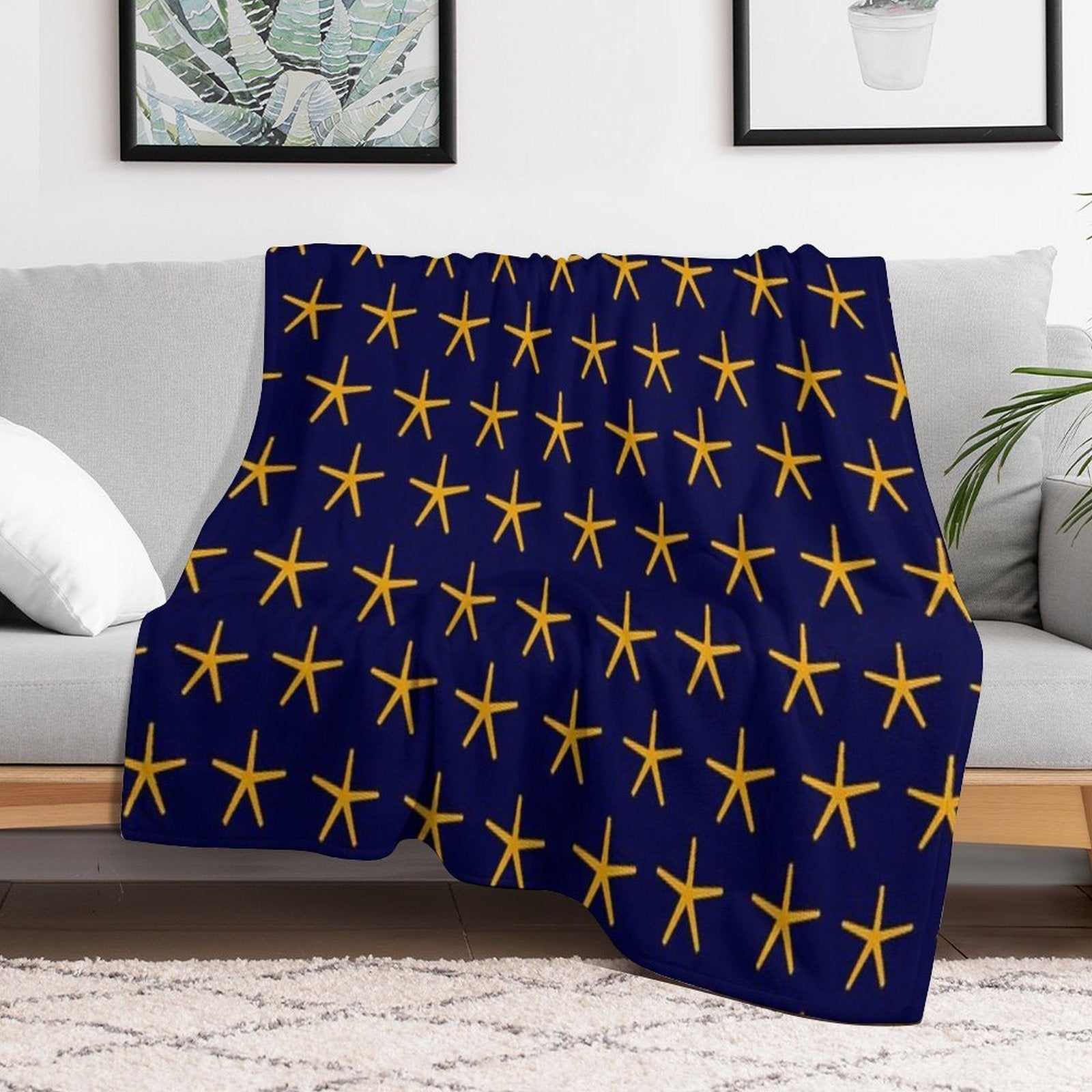 Egyptian Tomb Ceiling Stars All-season Throw Blanket
