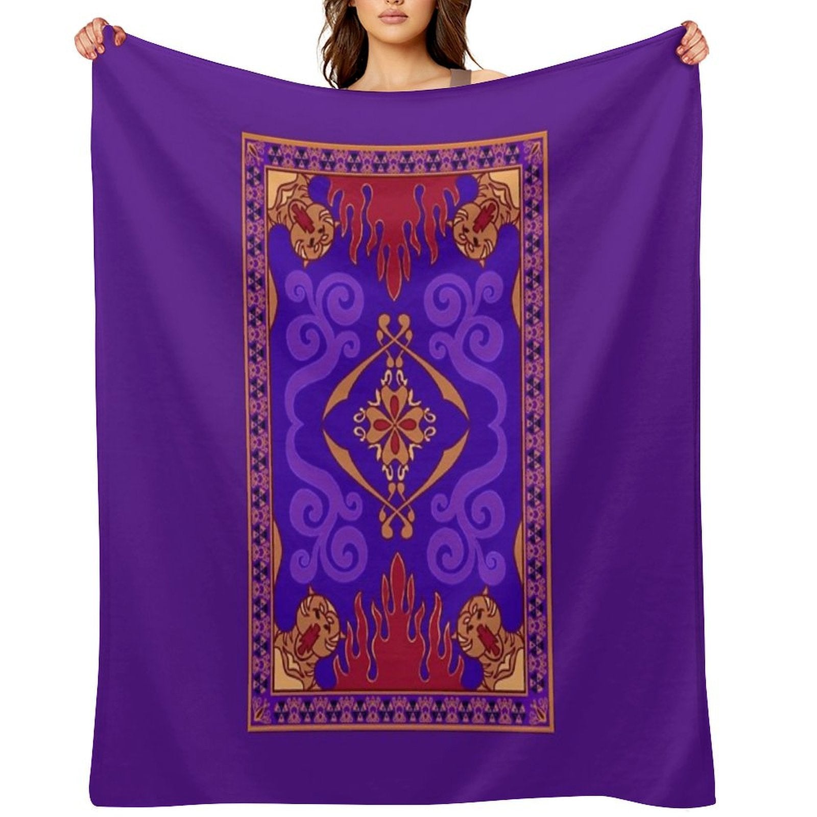 Aladdin 1992 Magic Carpet Multi-functional Throw Blanket