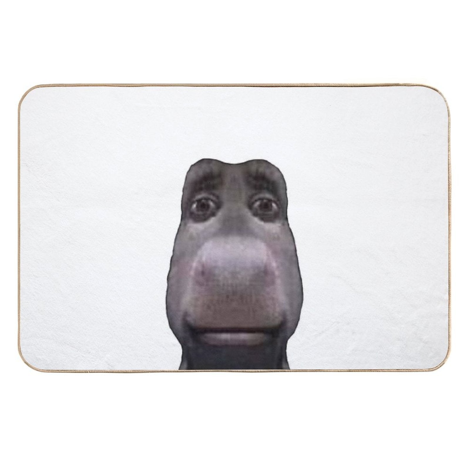 Donkey Stares Into Your Soul  Long-Lasting Bath Mat
