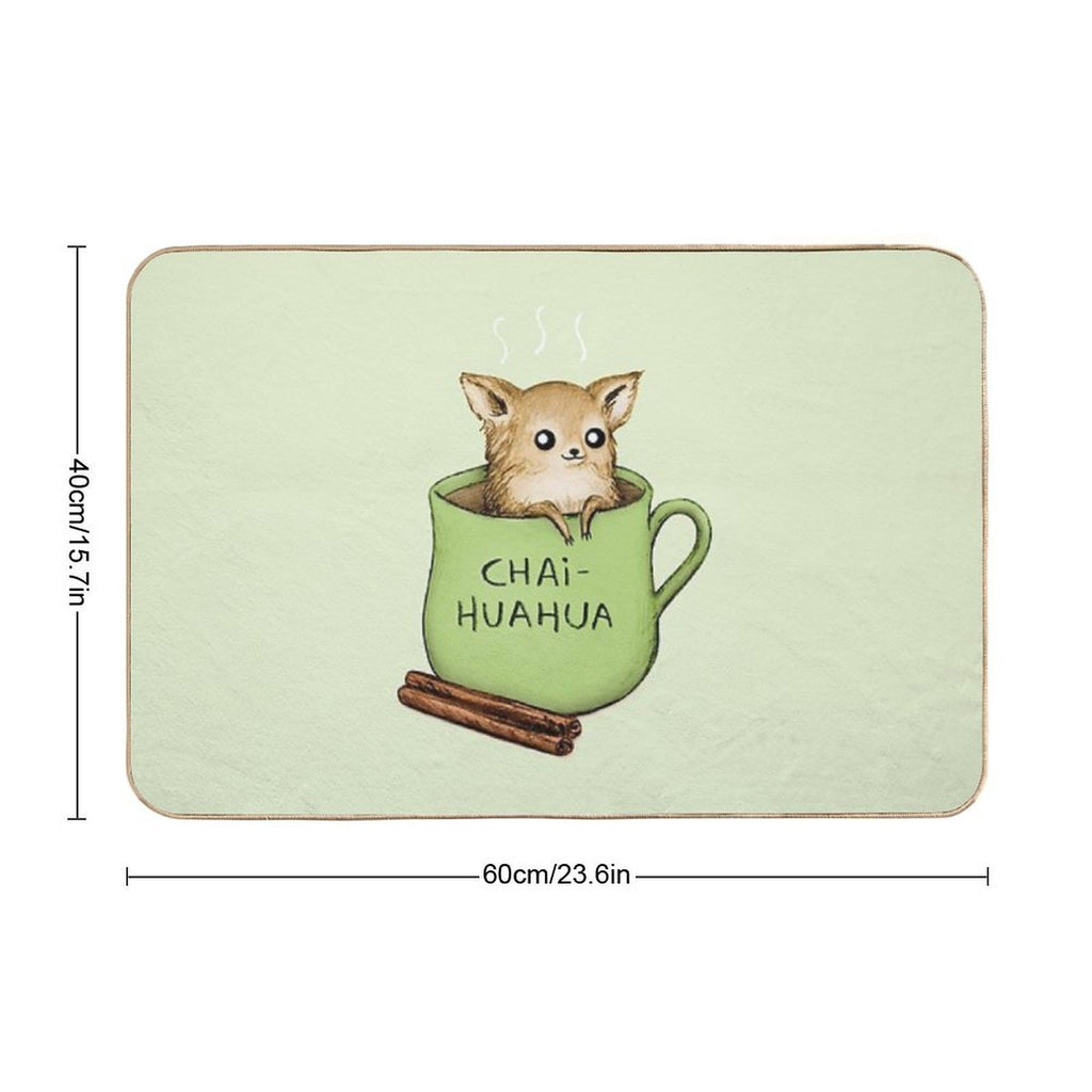 Chaihuahua  Stain-Proof Bath Mat