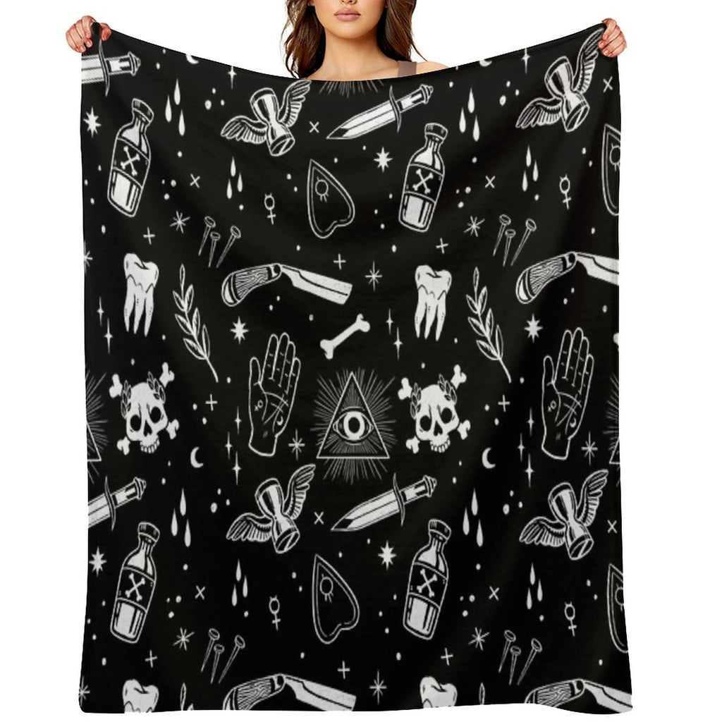 A Few Macabre Things All-season Throw Blanket