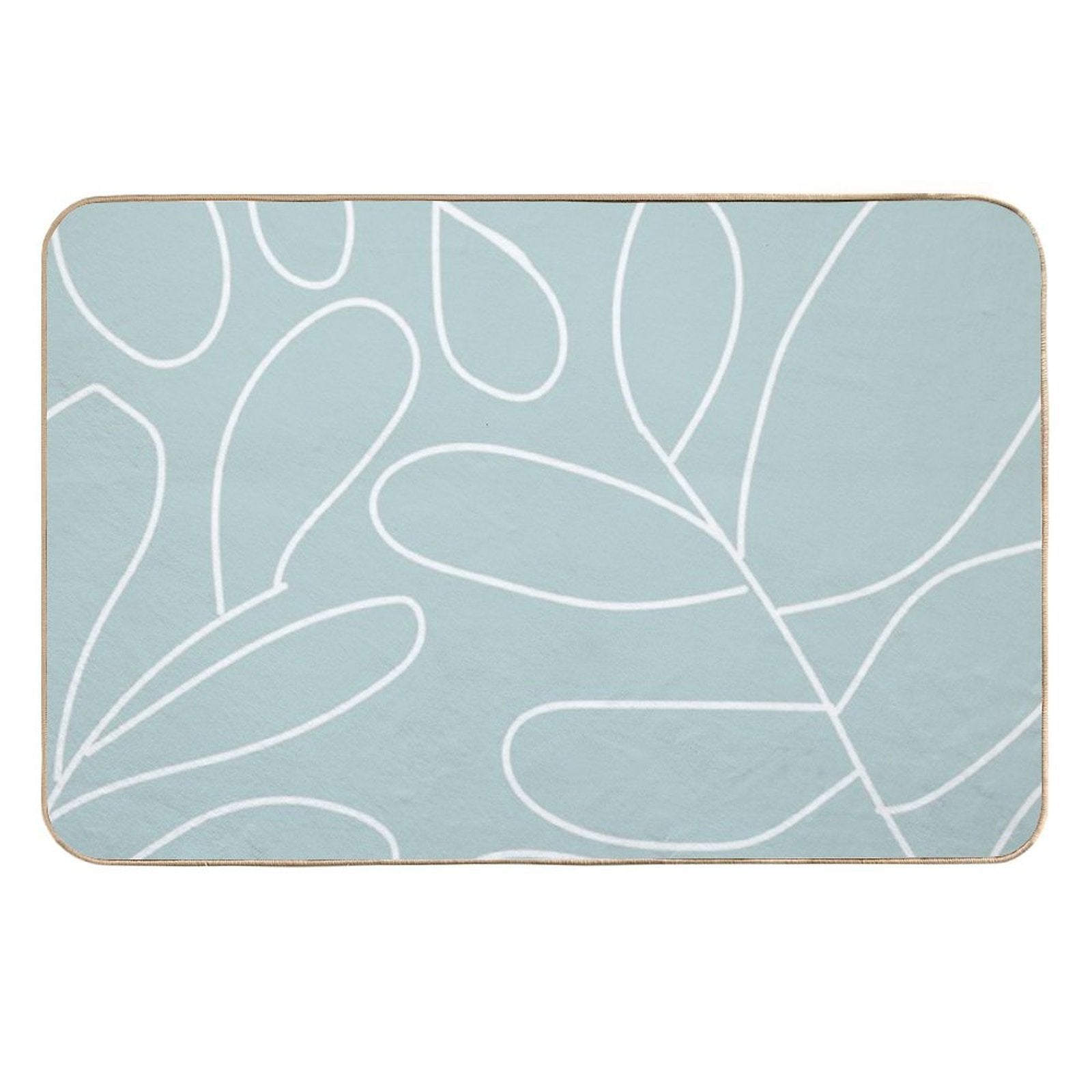 Soft Plant  Non-Slip Bath Mat