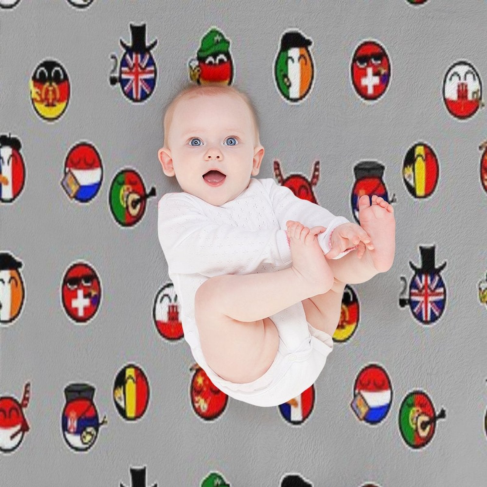 Countryballs Pack Comfort Throw Blanket
