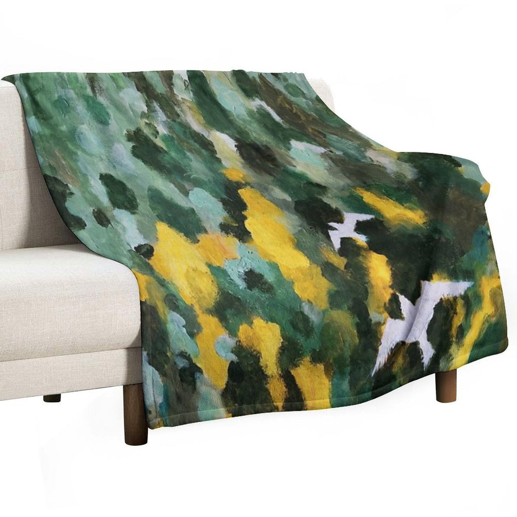 Evening in The Ardennes Versatility Throw Blanket