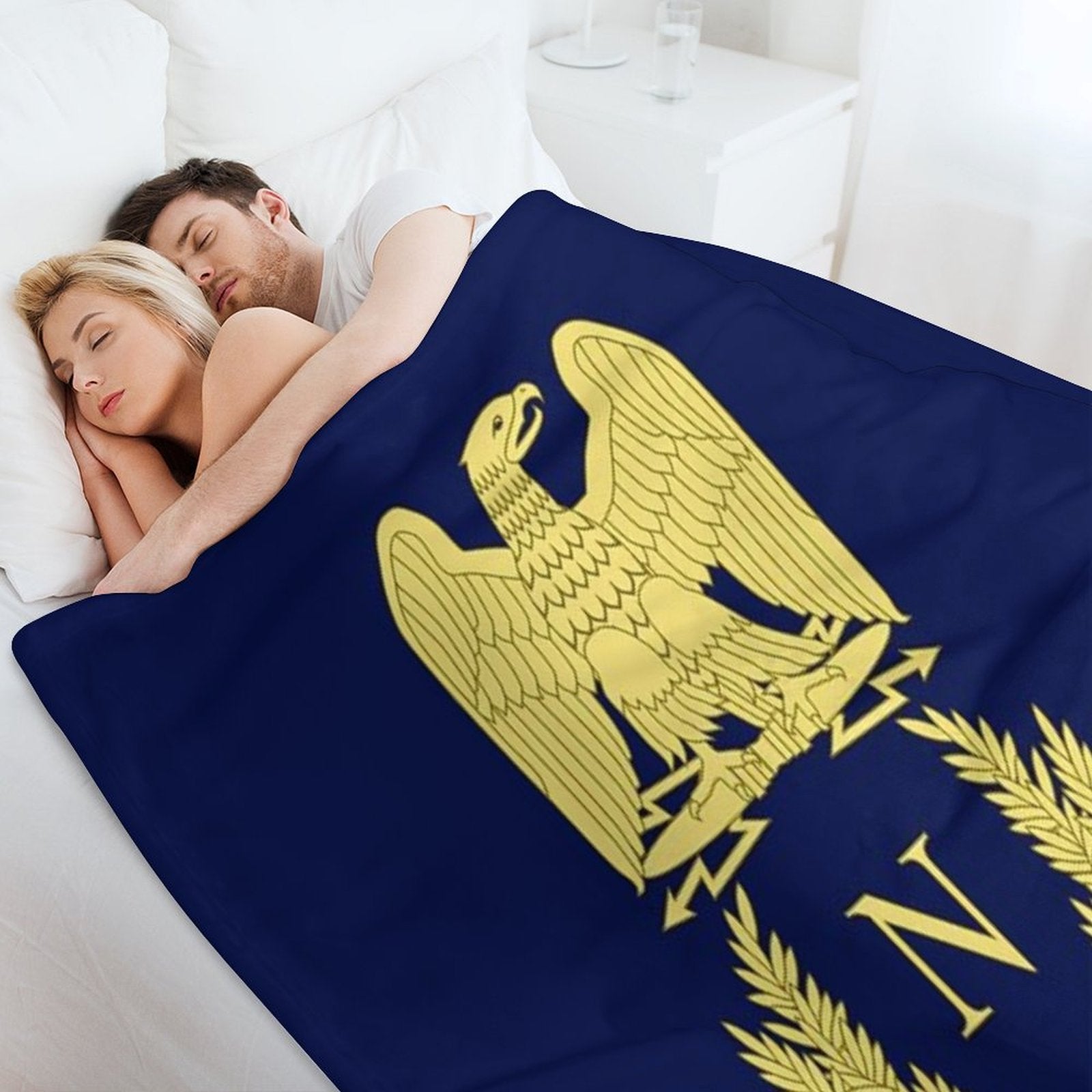 Emblème De Napoléon Bonaparte Compact Throw Blanket