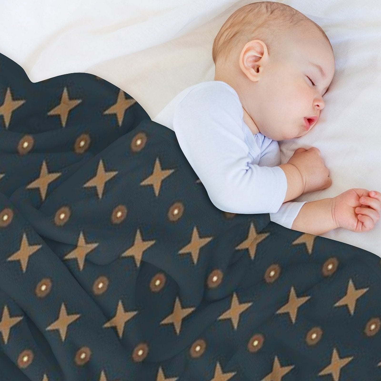 Timeless Elegance Luxurious Dark Blue & Earthy Tones Seamless Pattern No.9 Travel-friendly Throw Blanket