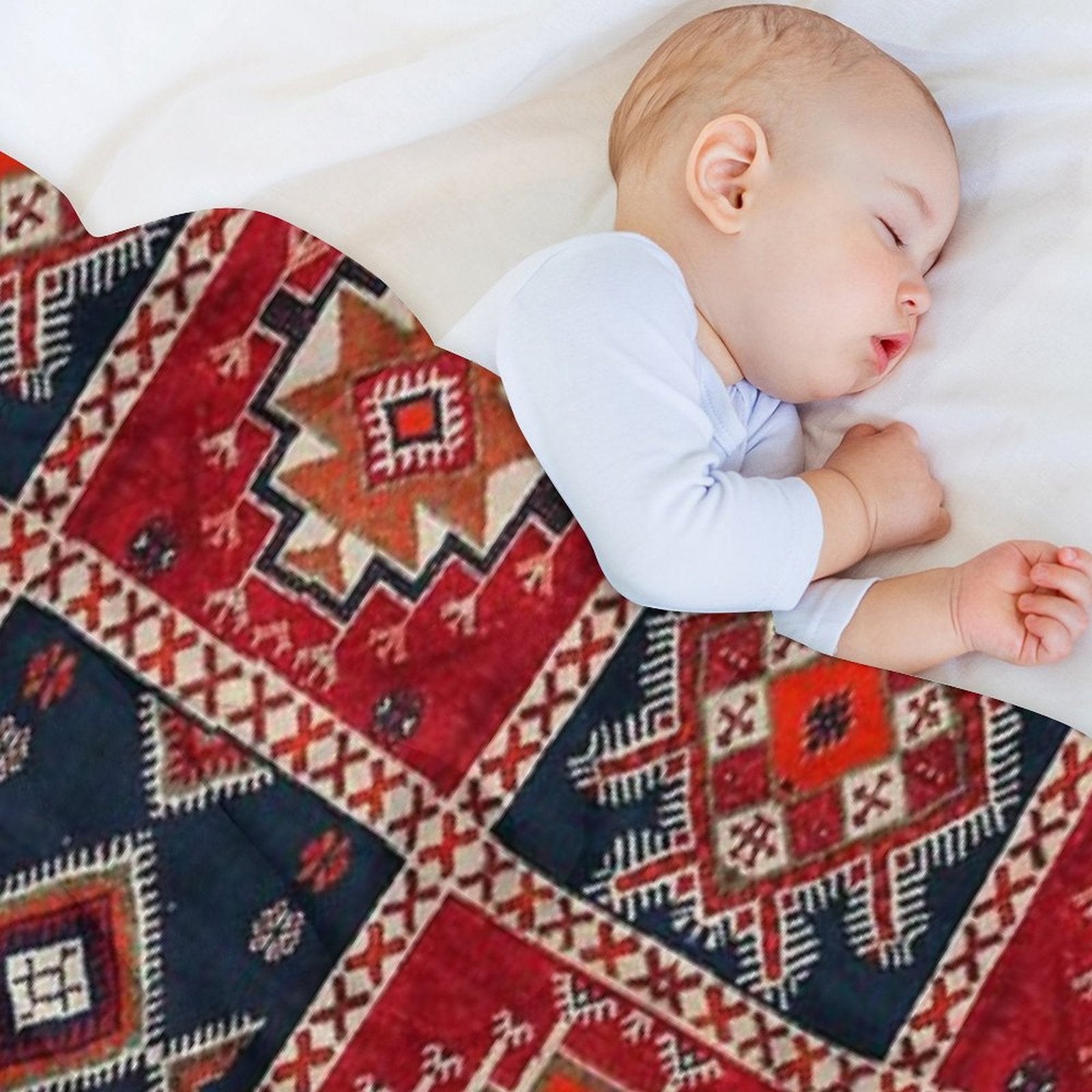 Bohemian Artwork Plush Throw Blanket