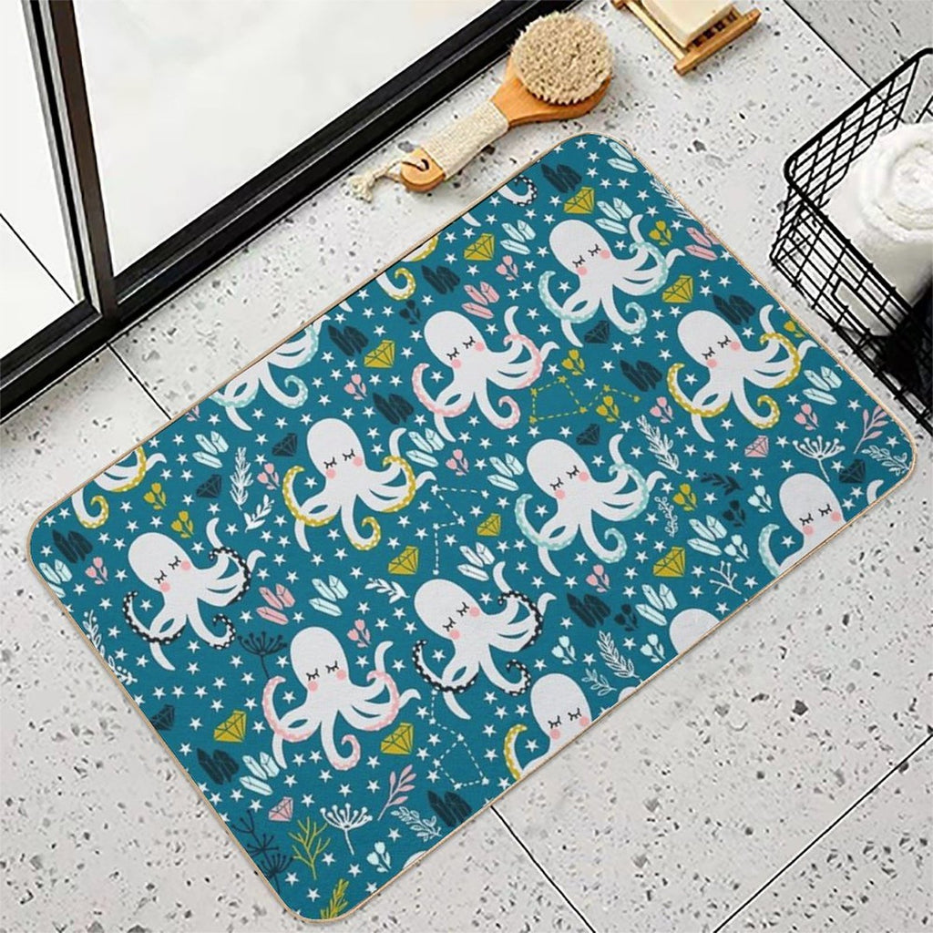 Cute Octopus  Non-Slip Bath Mat