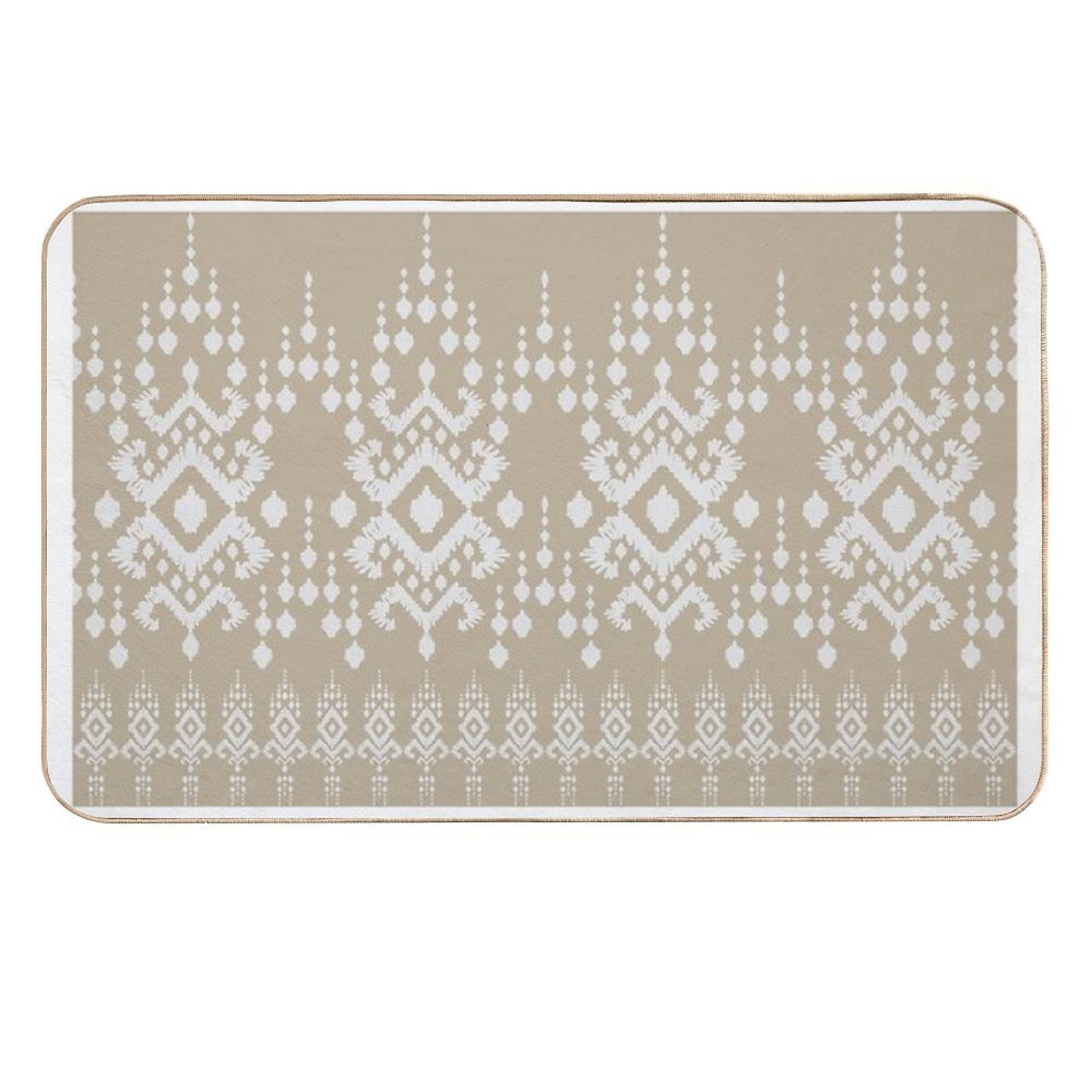 Ikat Ethnic Seamless Pattern  Rapid-Drying Bath Mat