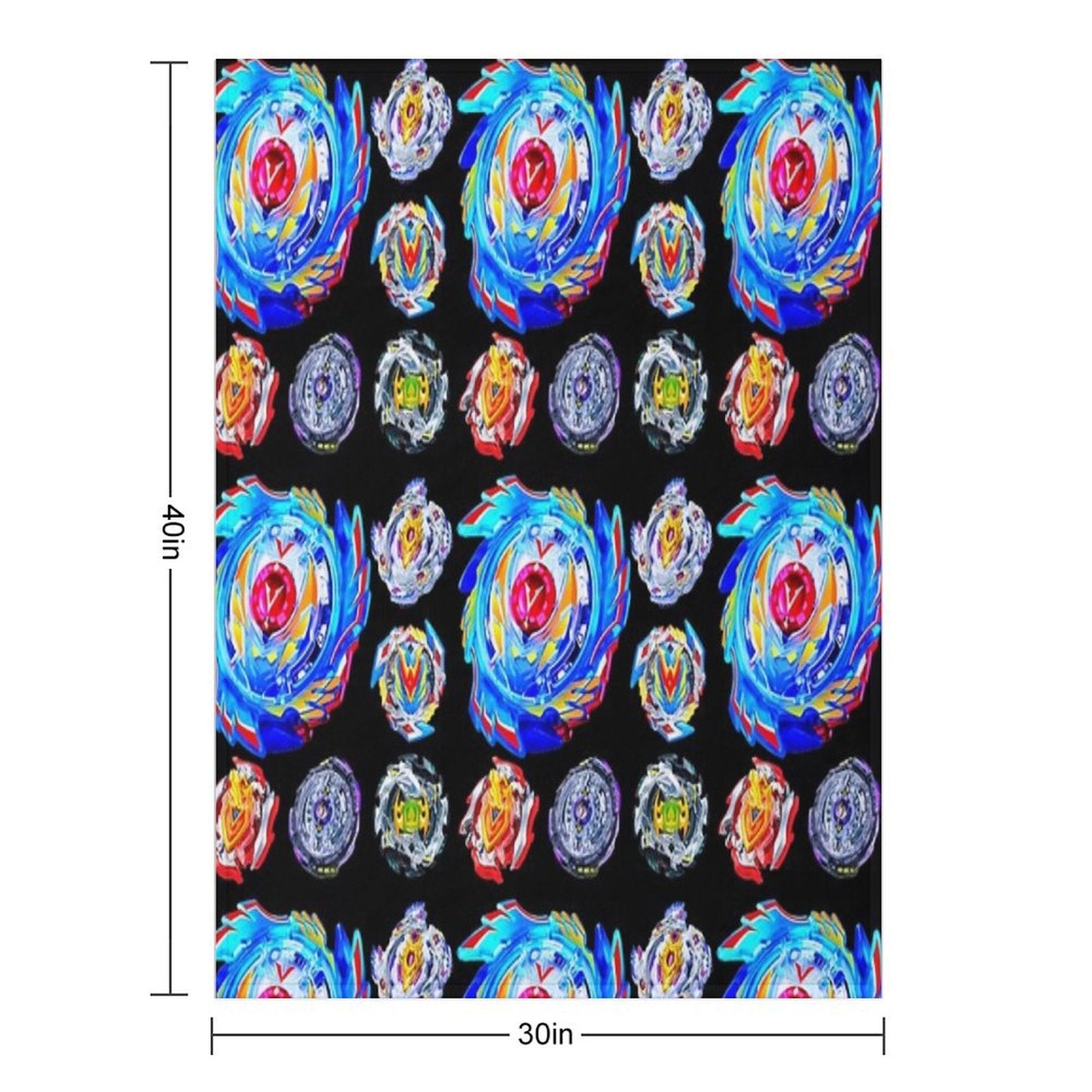 Beyblade Velvety-soft Throw Blanket