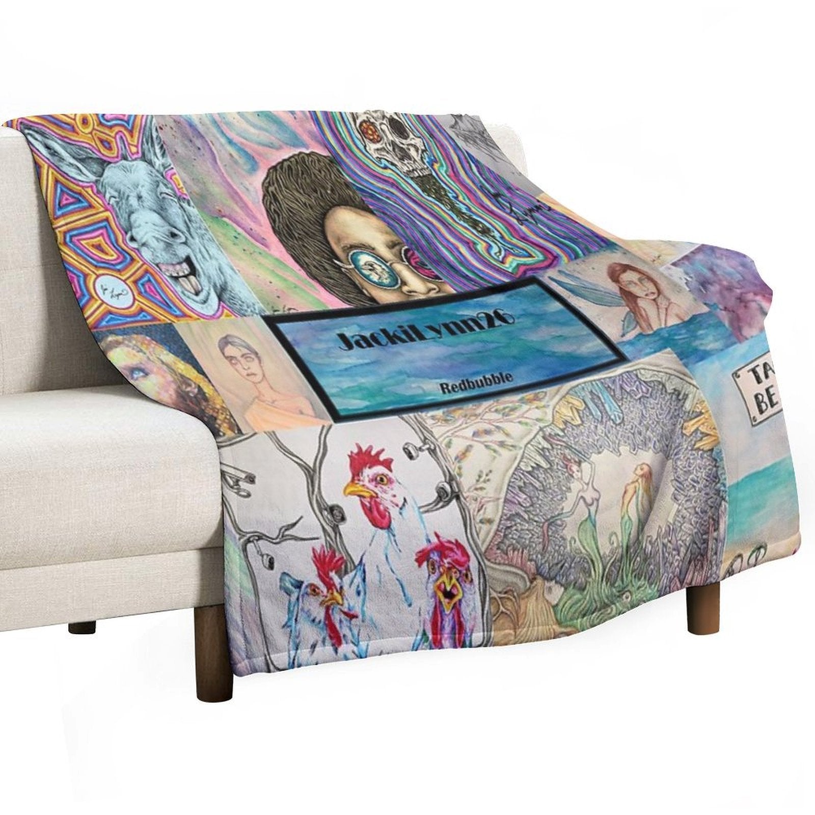 JackiLynn26 Collage Eco-conscious Throw Blanket
