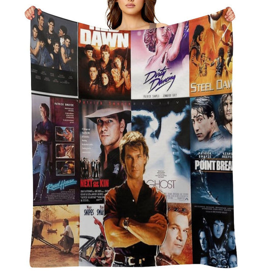 Collage of Swayze Velvety-soft Throw Blanket