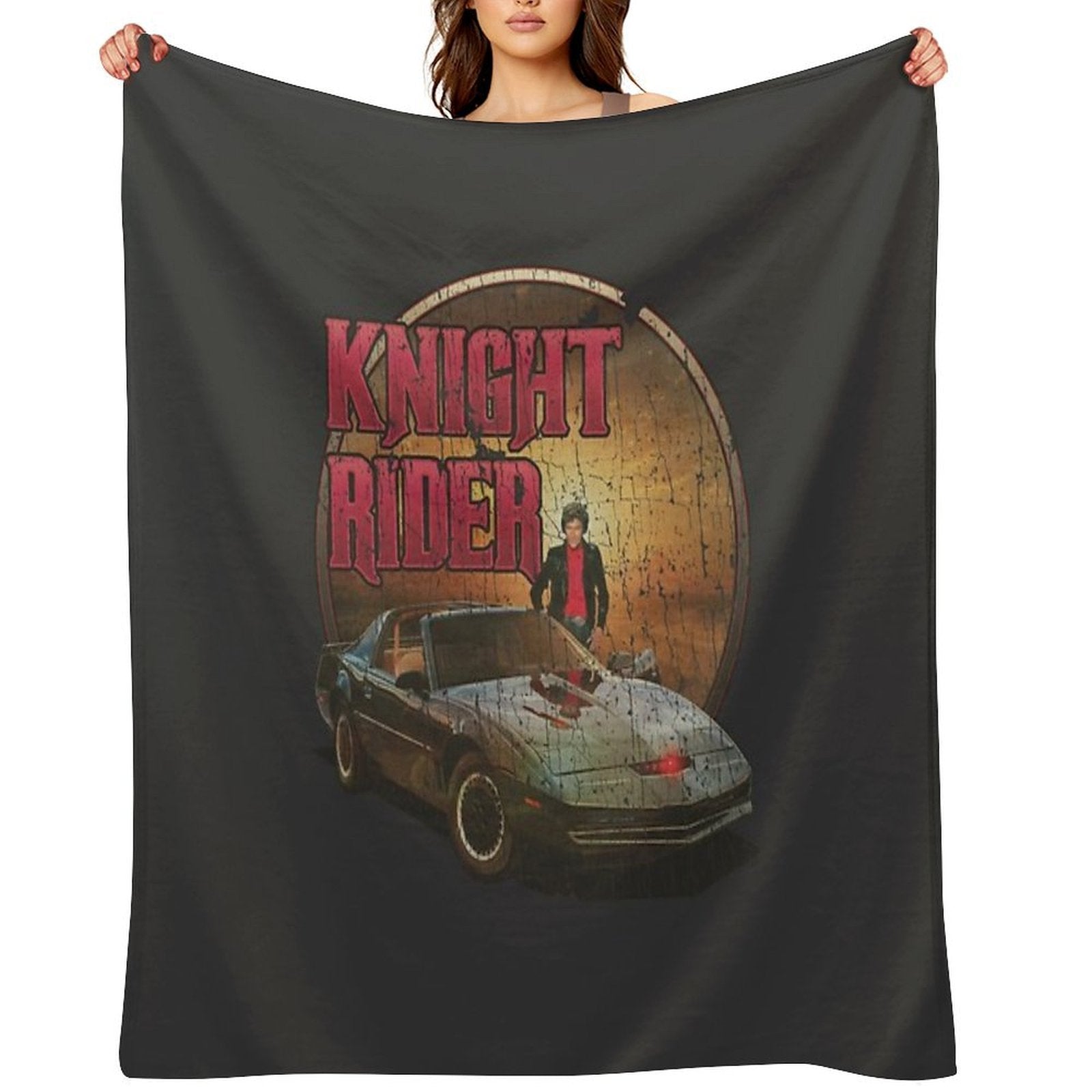 Knight Rider 1982 Premium Throw Blanket