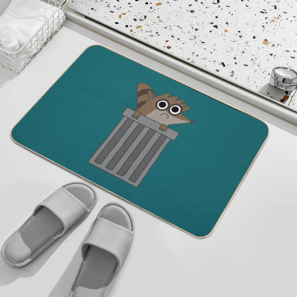 Rigby from Regular Show  Anti-Trip Bath Mat