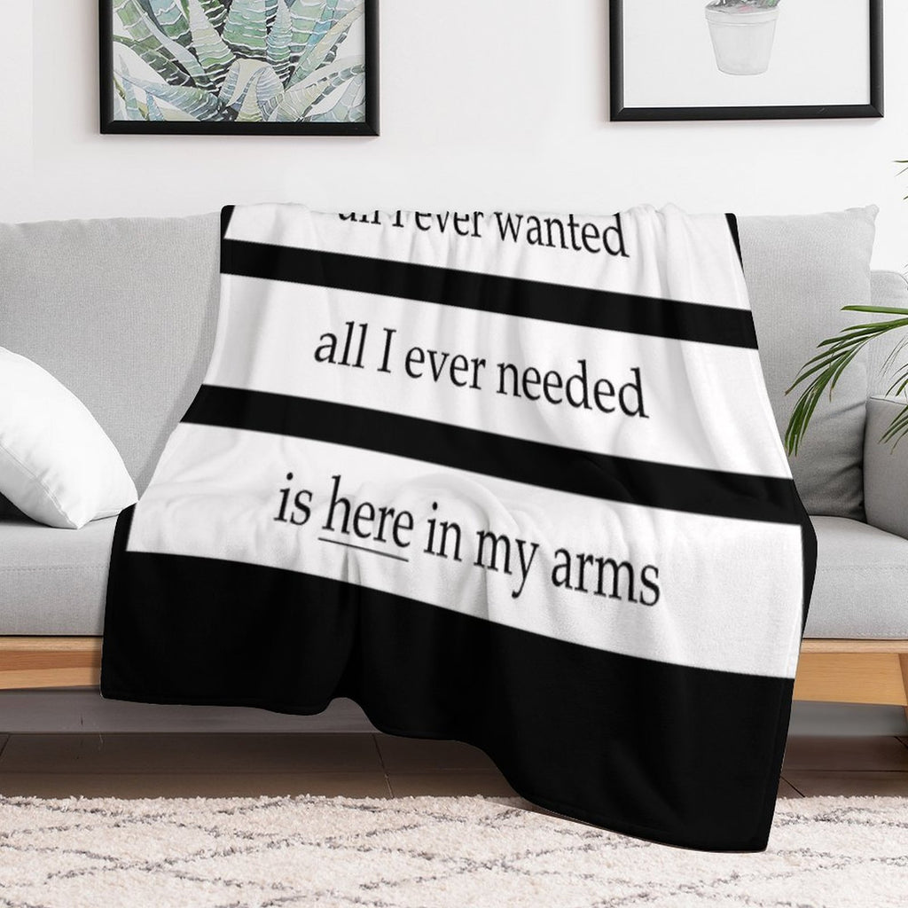 All I Ever Wanted - Depeche Mode Lightweight Throw Blanket