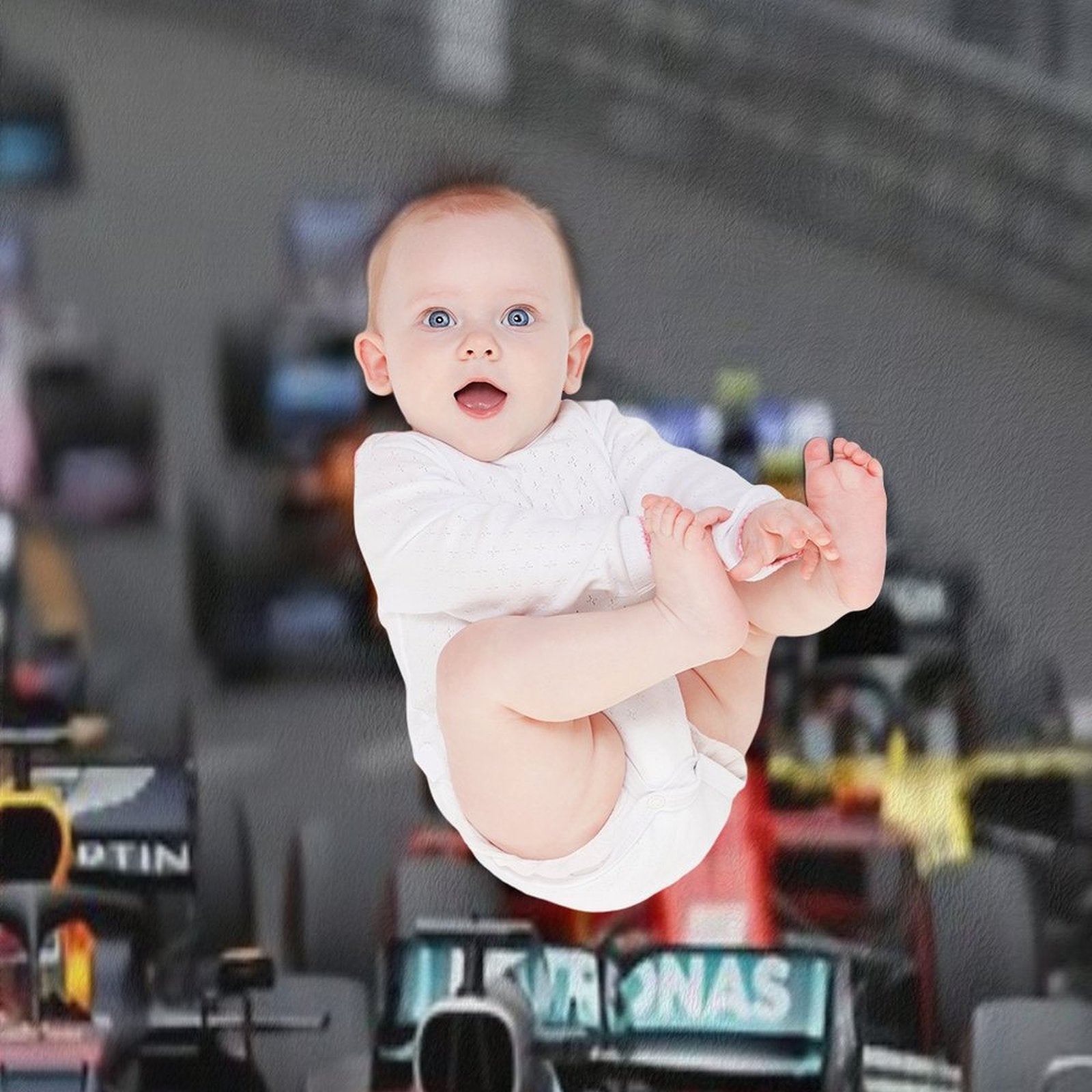 F1 Race Start Quick-dry Throw Blanket