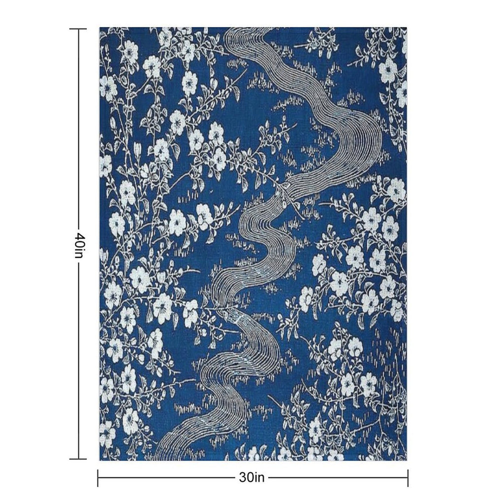 Vintage Textile, Japanese, Late Edo Period Multi-functional Throw Blanket