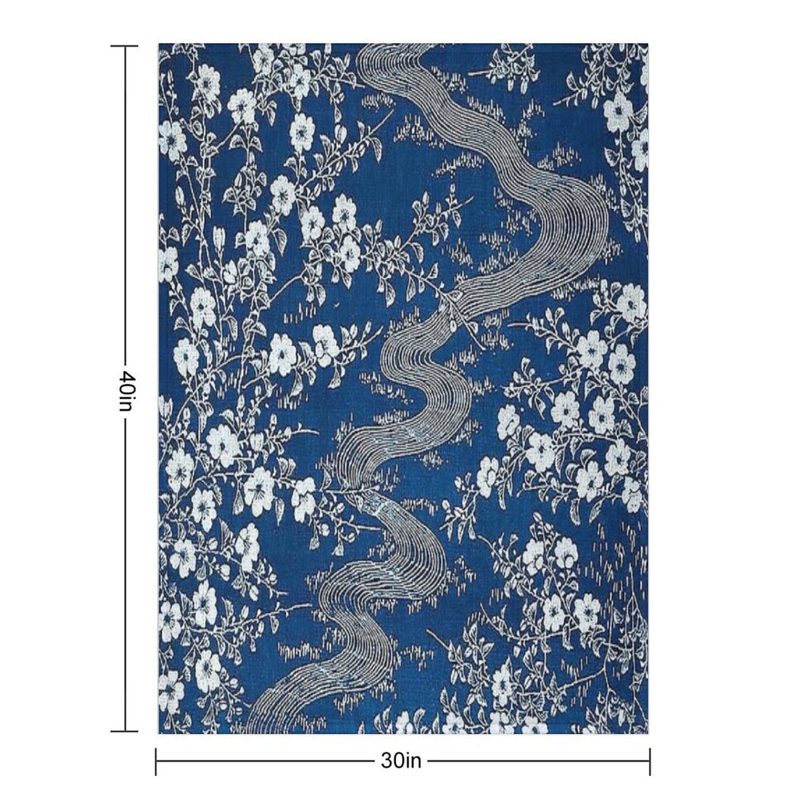 Vintage Textile, Japanese, Late Edo Period Multi-functional Throw Blanket