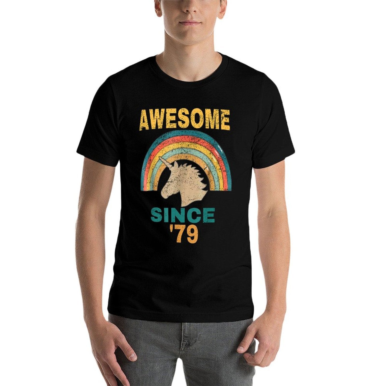 40th Vintage Unicorn T 1979 Birthday 40th Tshirt  Trendy Pattern T-Shirt