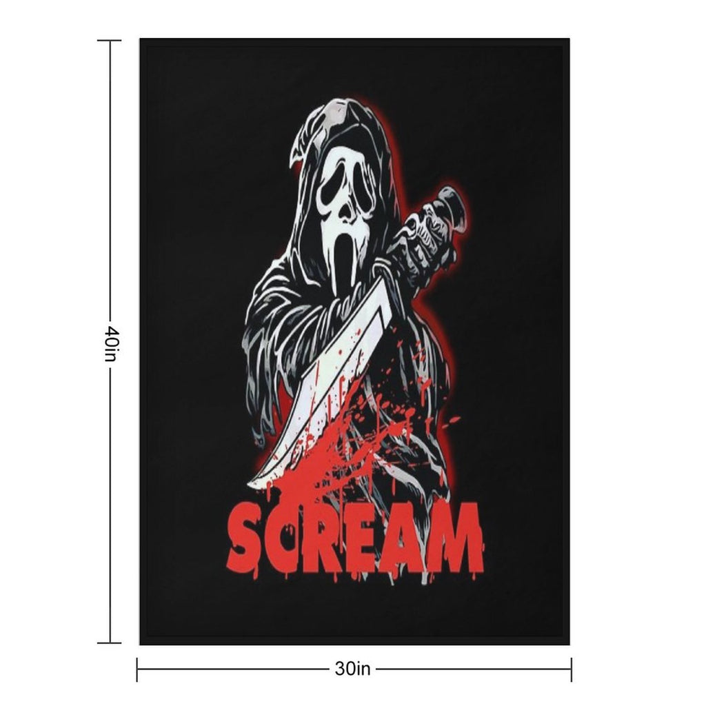Scream Movie Gift-ready Throw Blanket