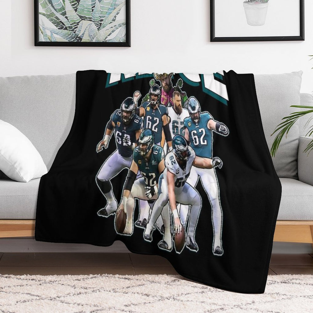 Jason Kelce Eagles All-season Throw Blanket