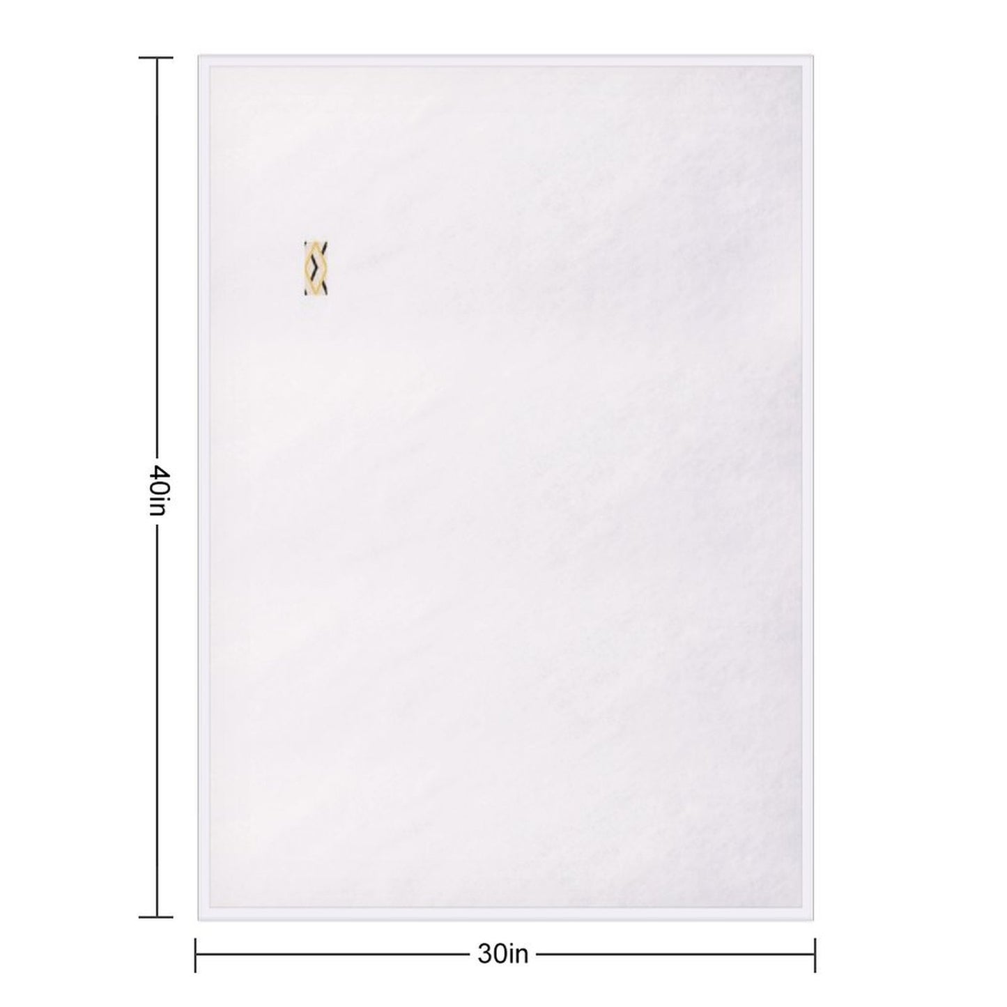 Yellow Print  ৹1 Machine-washable Throw Blanket