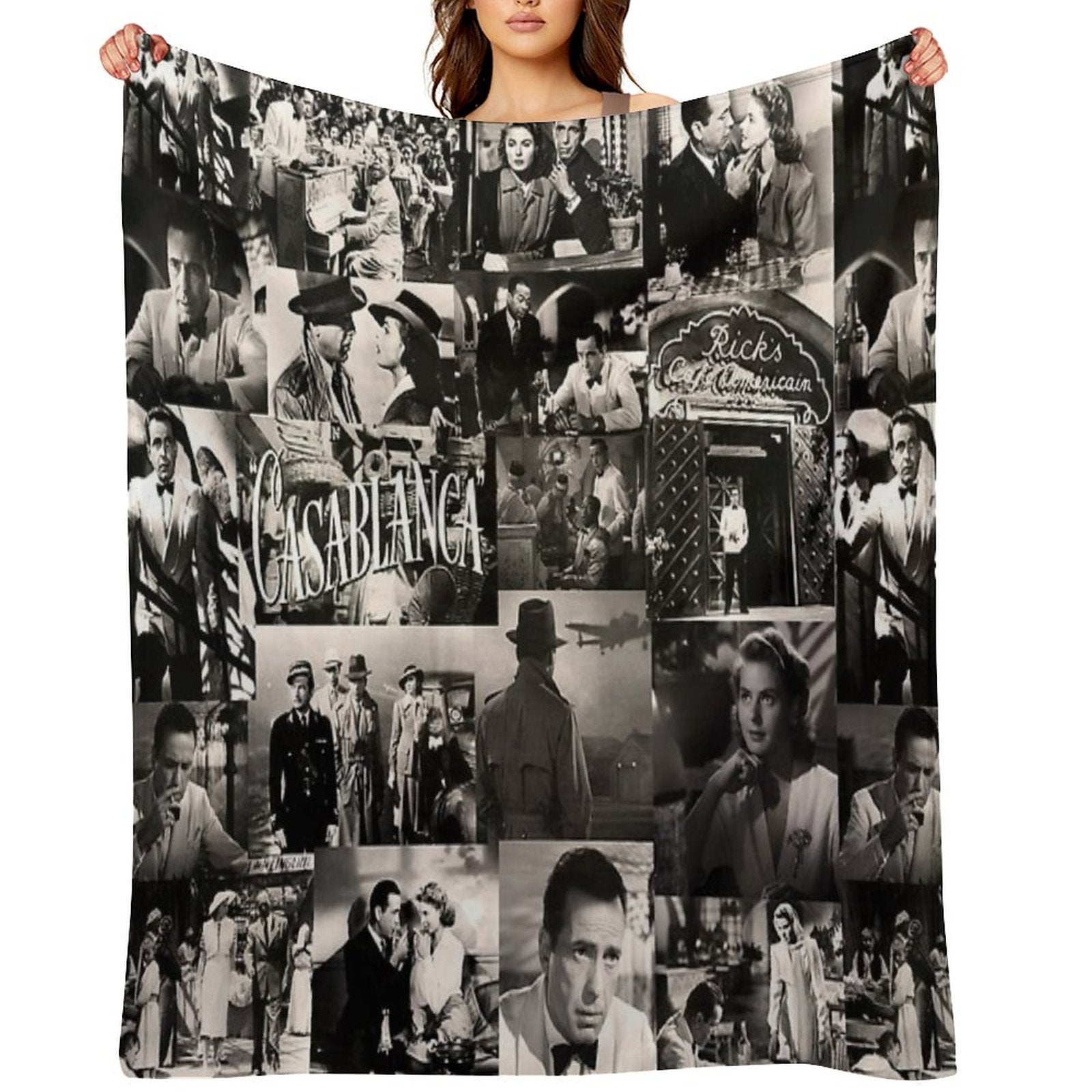 Casablanca Anti-pilling Throw Blanket