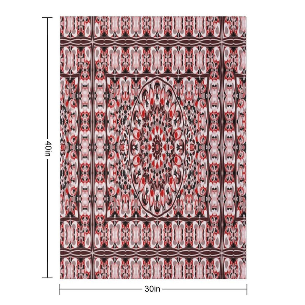 Oriental Rug Quick-dry Throw Blanket