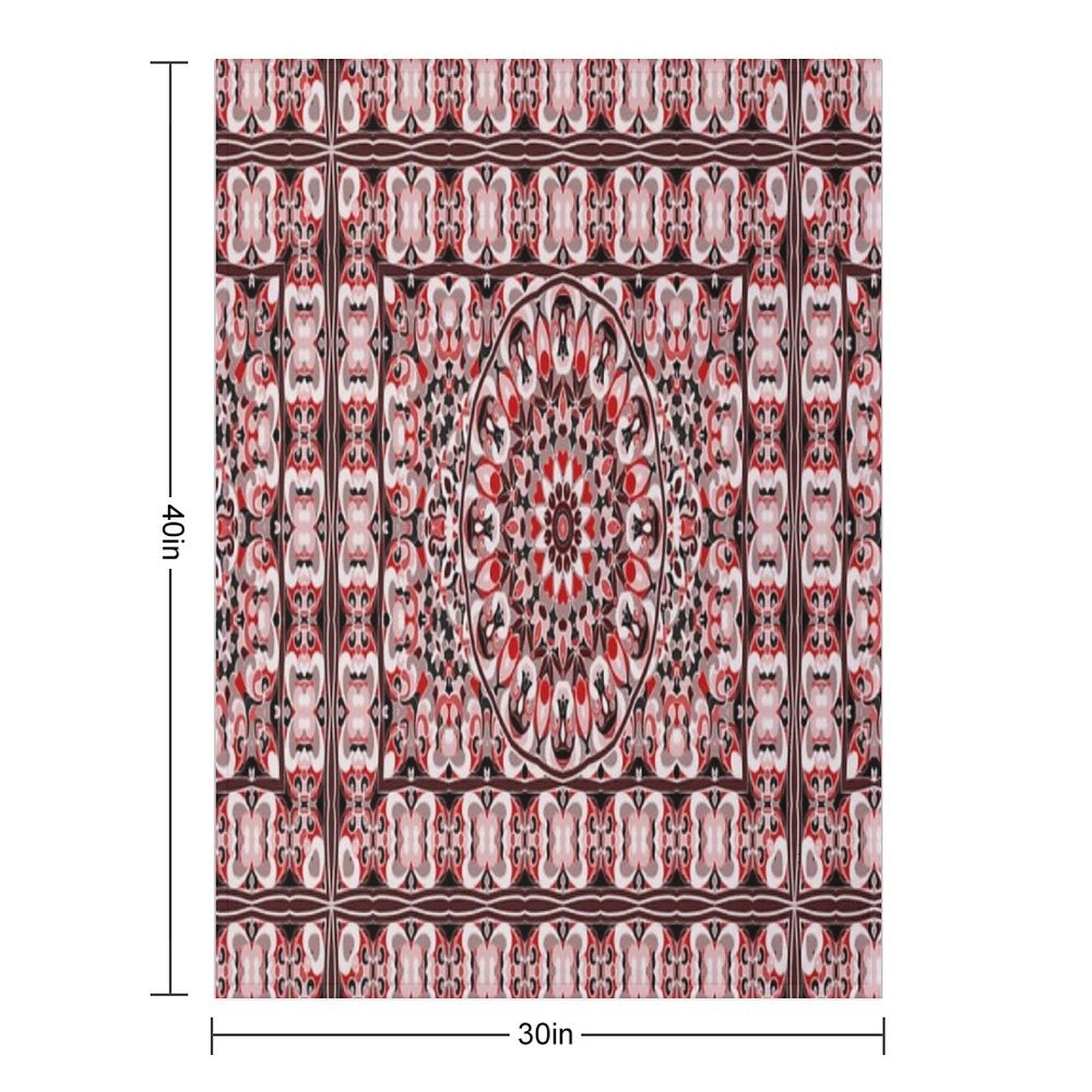 Oriental Rug Quick-dry Throw Blanket