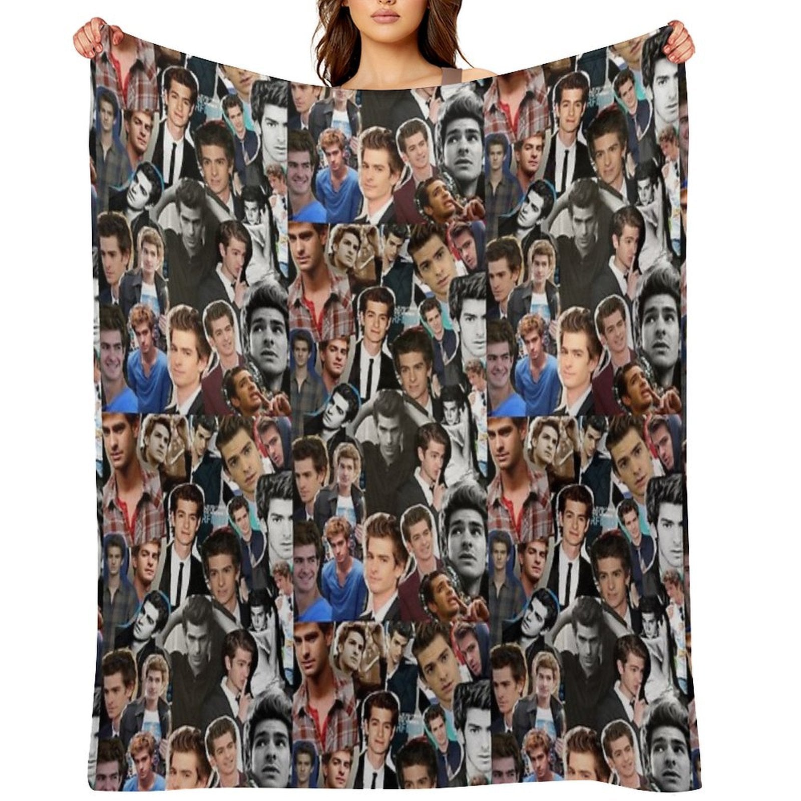 Andrew Garfield Fan Art Compact Throw Blanket