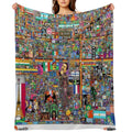 Rplace - Reddit Digital Art - 2022 Velvety-soft Throw Blanket