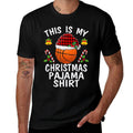 This Is My Christmas Pajama Shirts Basketball Santa Boys Men  Fade-proof Color T-Shirt