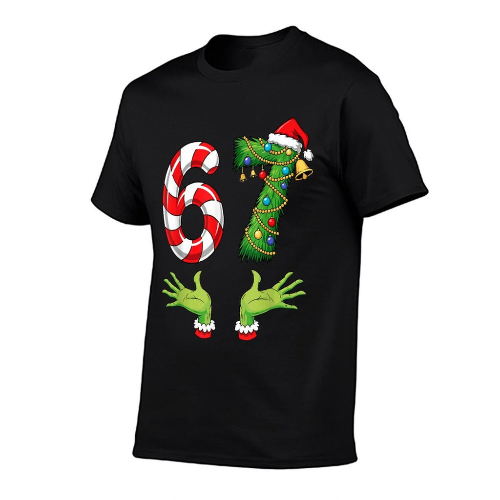 Funny 67 Meme Six Seven 6 7 Matching Christmas 67 Kids Boys  Stretchy T-Shirt