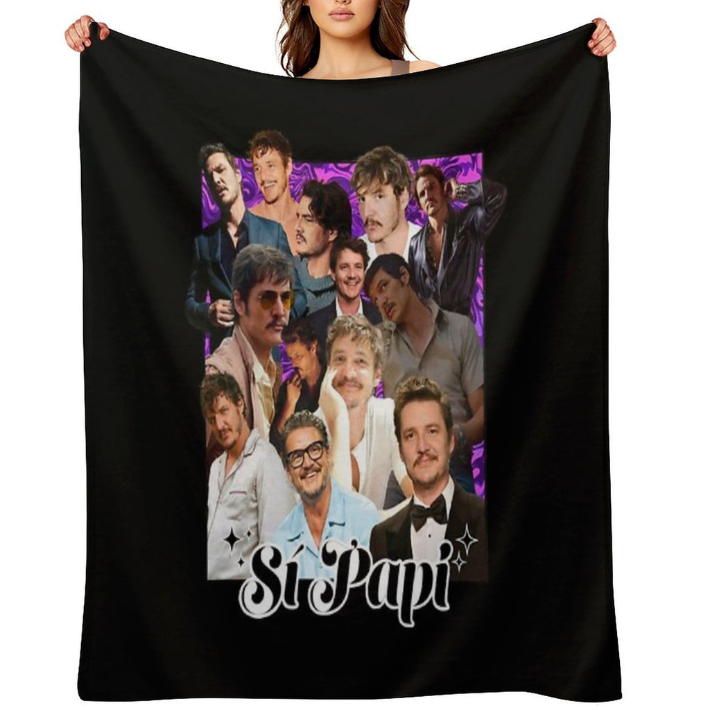 Pedro Pascal Velvety-soft Throw Blanket